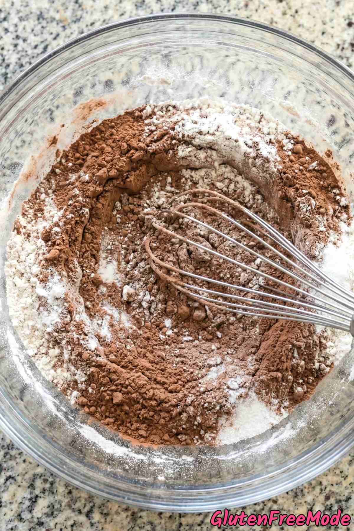 Gluten Free Double Chocolate Muffins Step 1