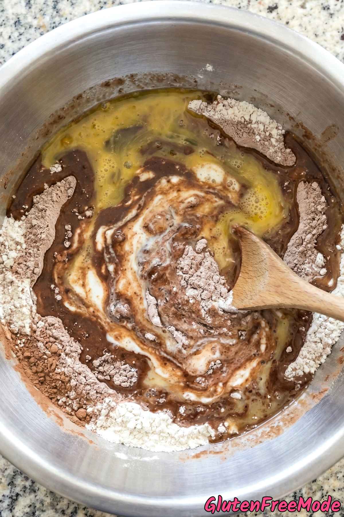 Gluten Free Double Chocolate Muffins Step 2