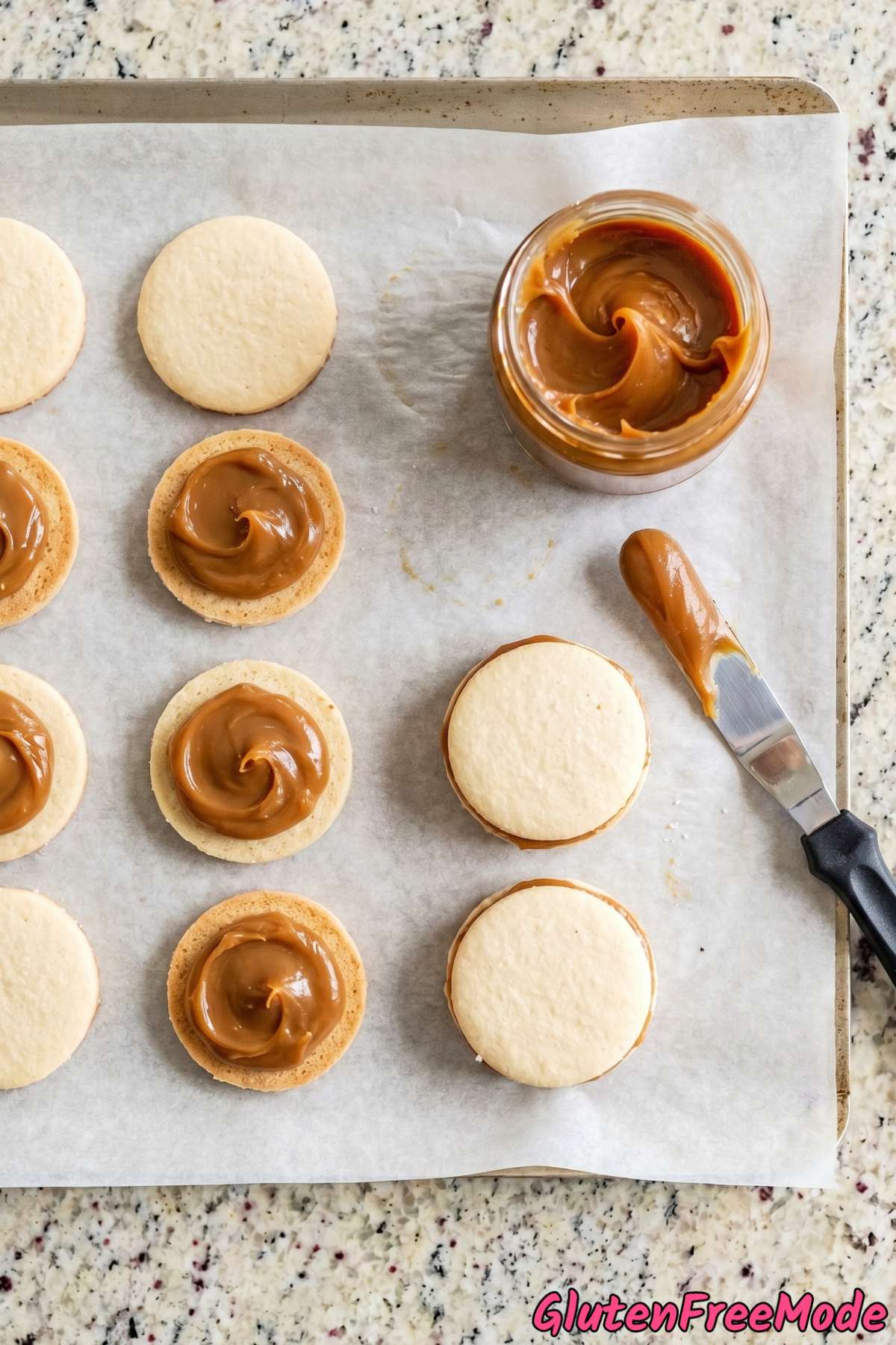 Gluten Free Dulce de Leche Sandwich Cookies Step 6