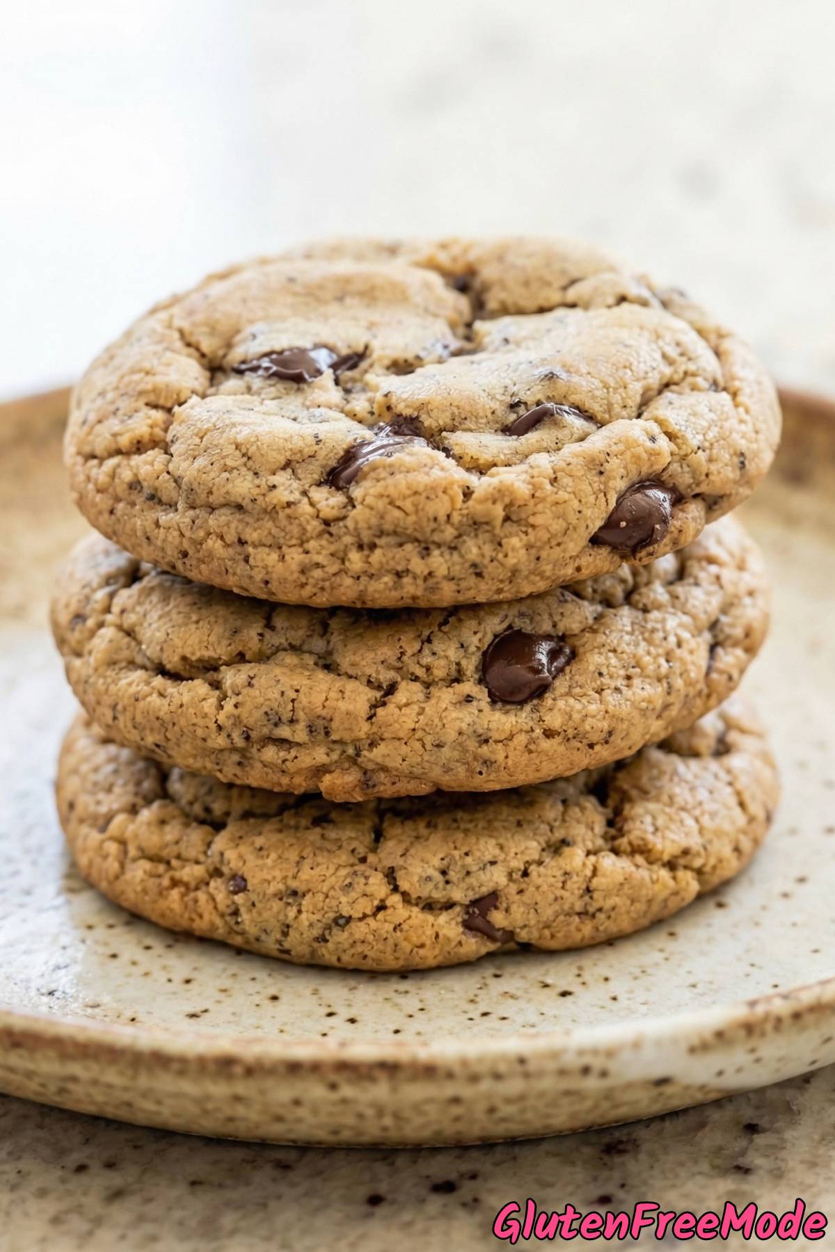 Decadent espresso chocolate chip cookies gf