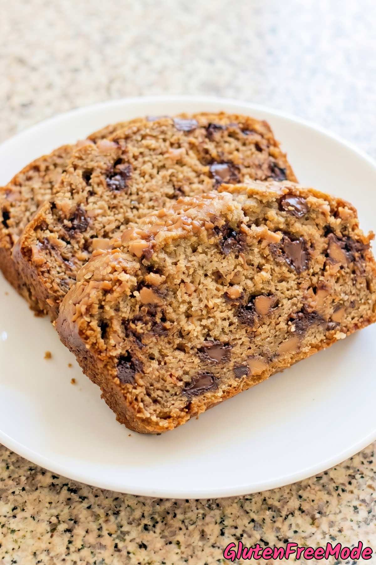 Rich gluten free espresso toffee cookie bread