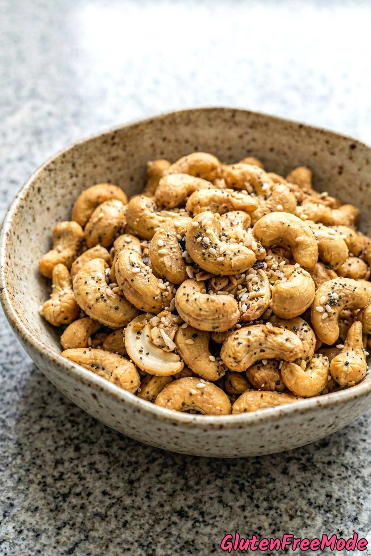Roasted everything bagel cashews gluten free