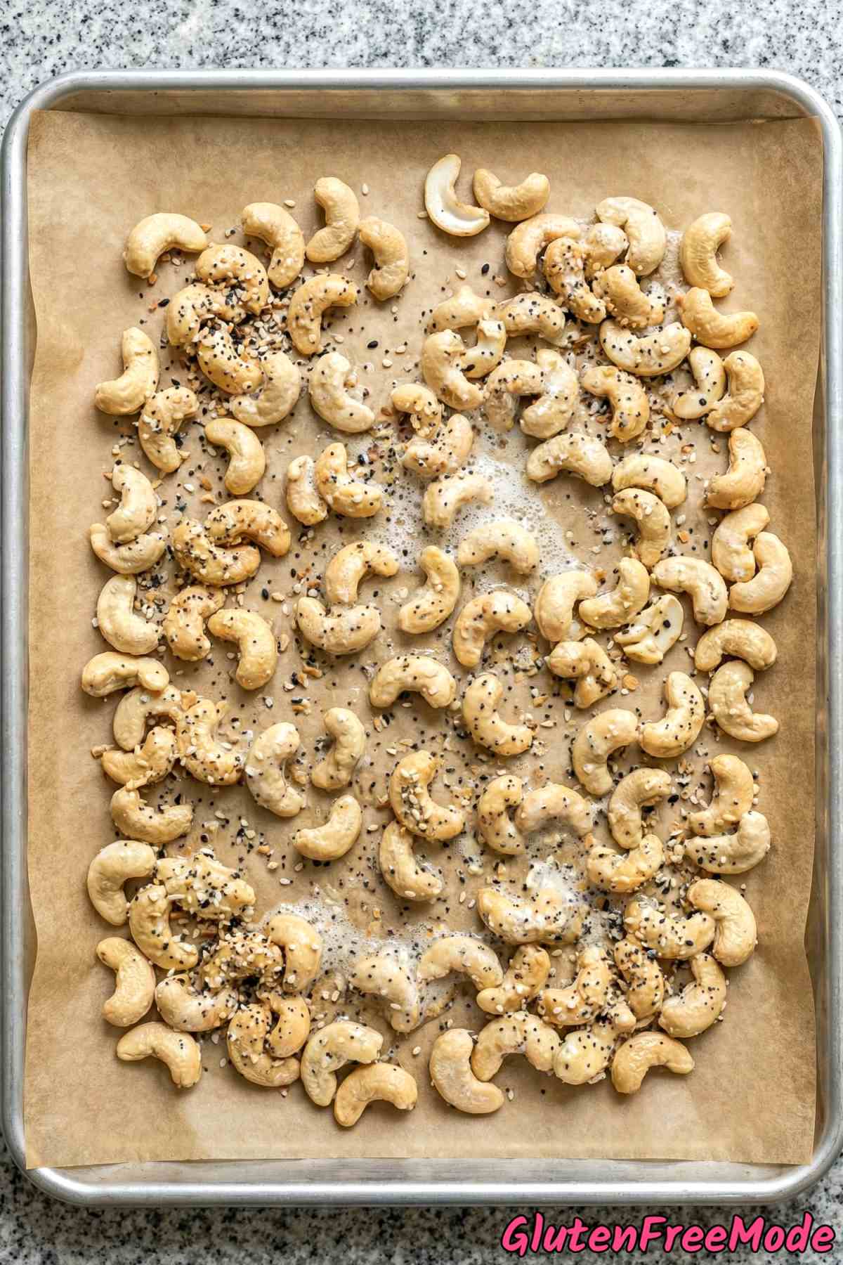 Gluten Free Everything Bagel Cashews Step 4