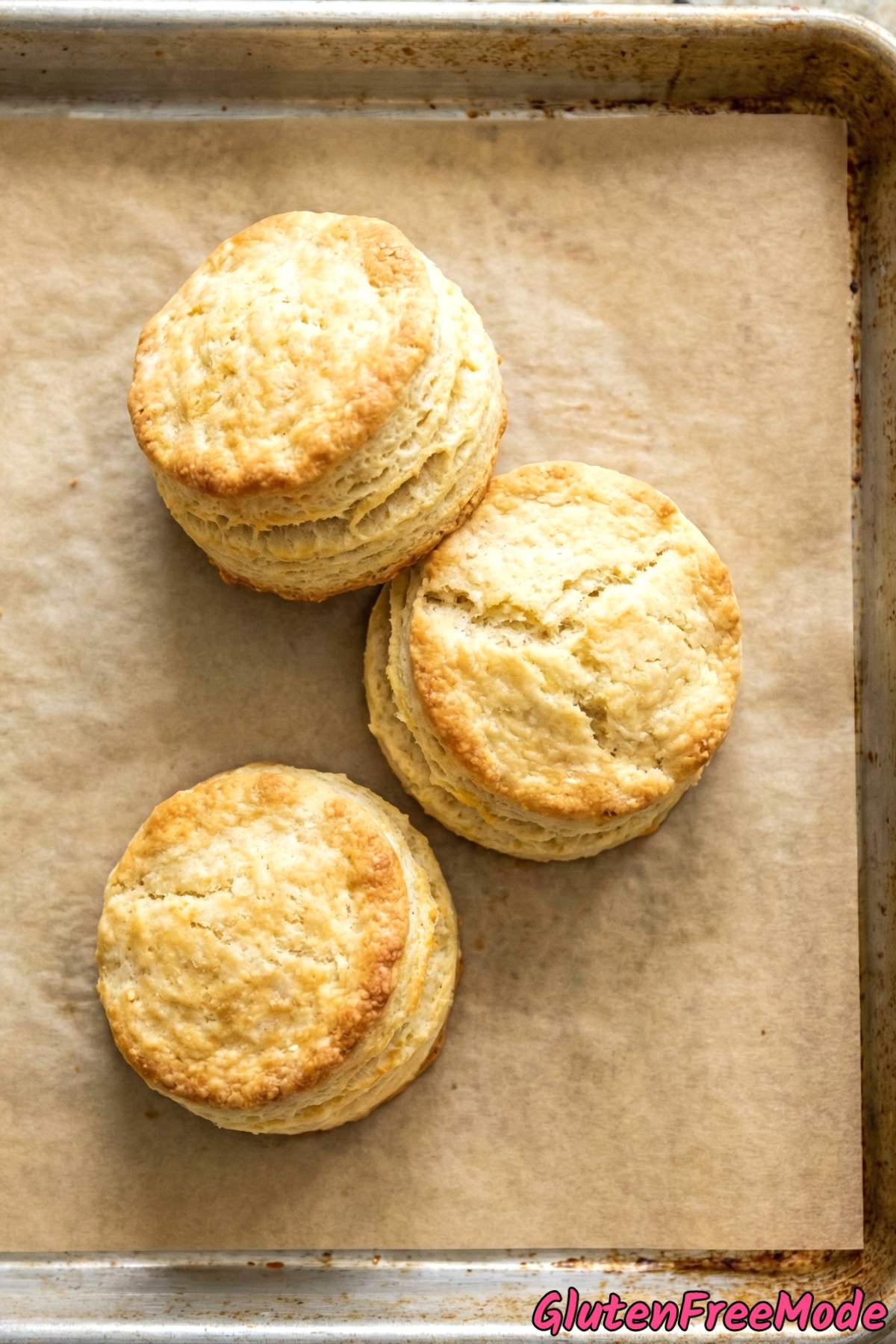 Homestyle gluten free flaky buttermilk biscuits