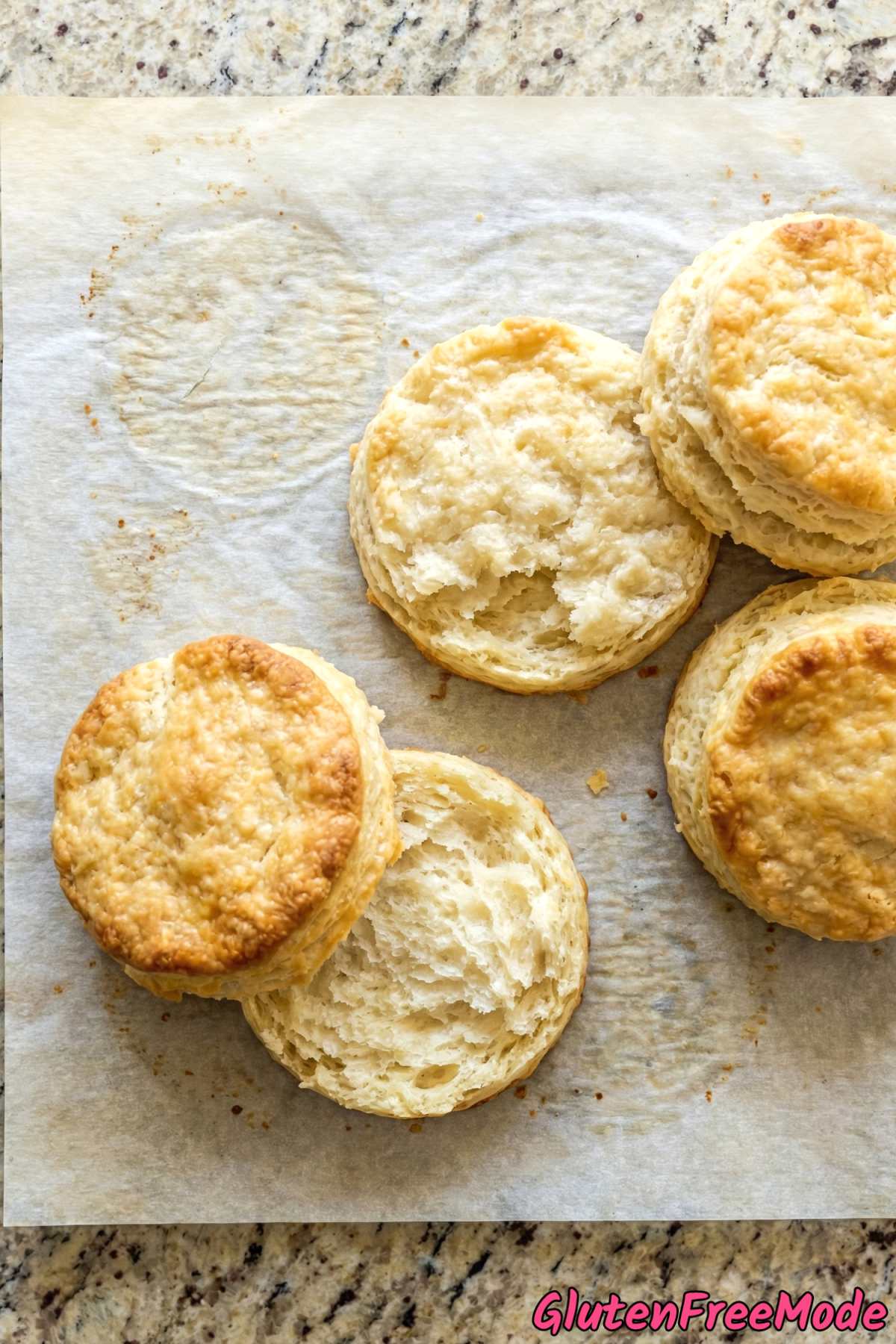 Fresh baked gluten free buttermilk biscuits