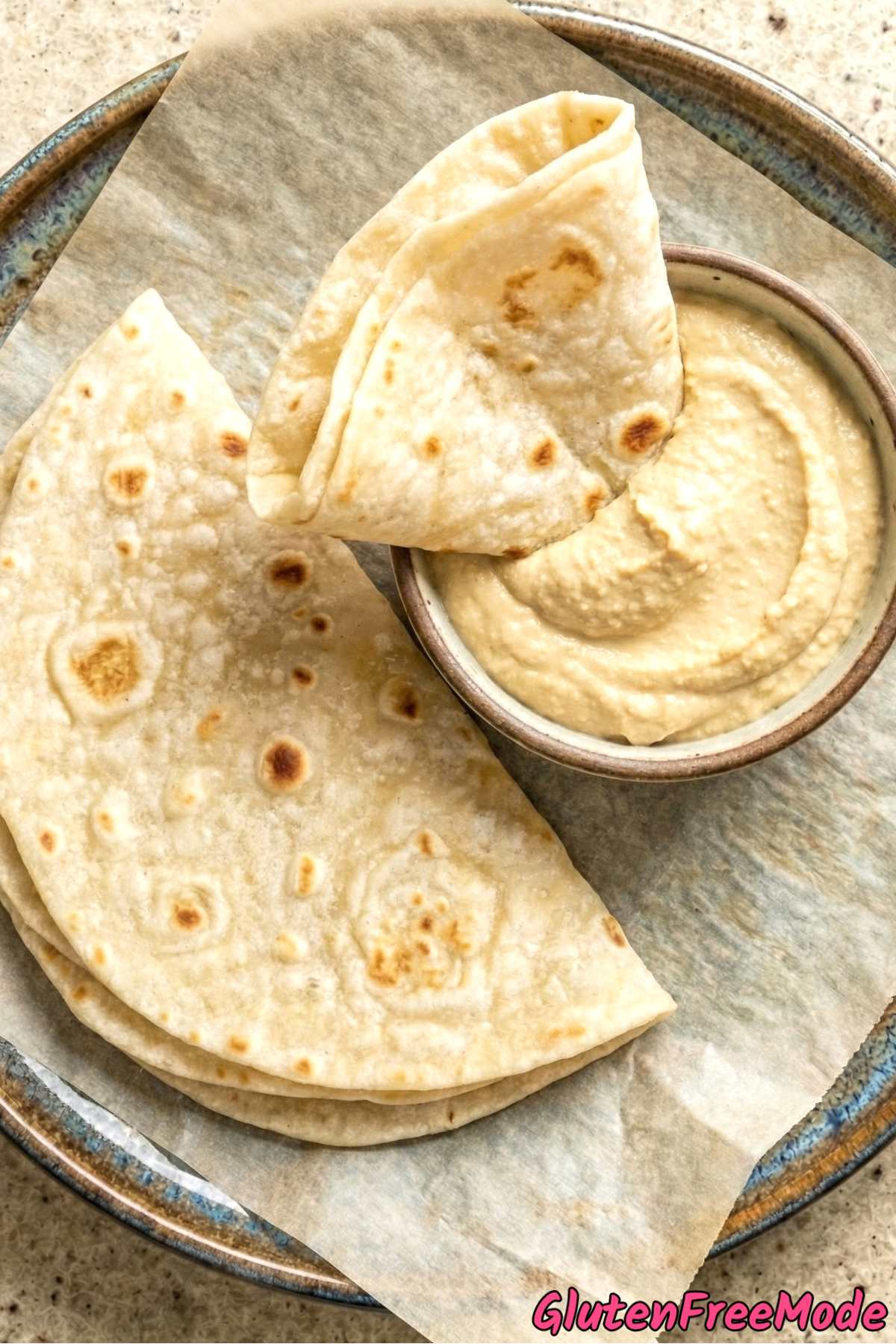 Light gluten free flour-style tortillas