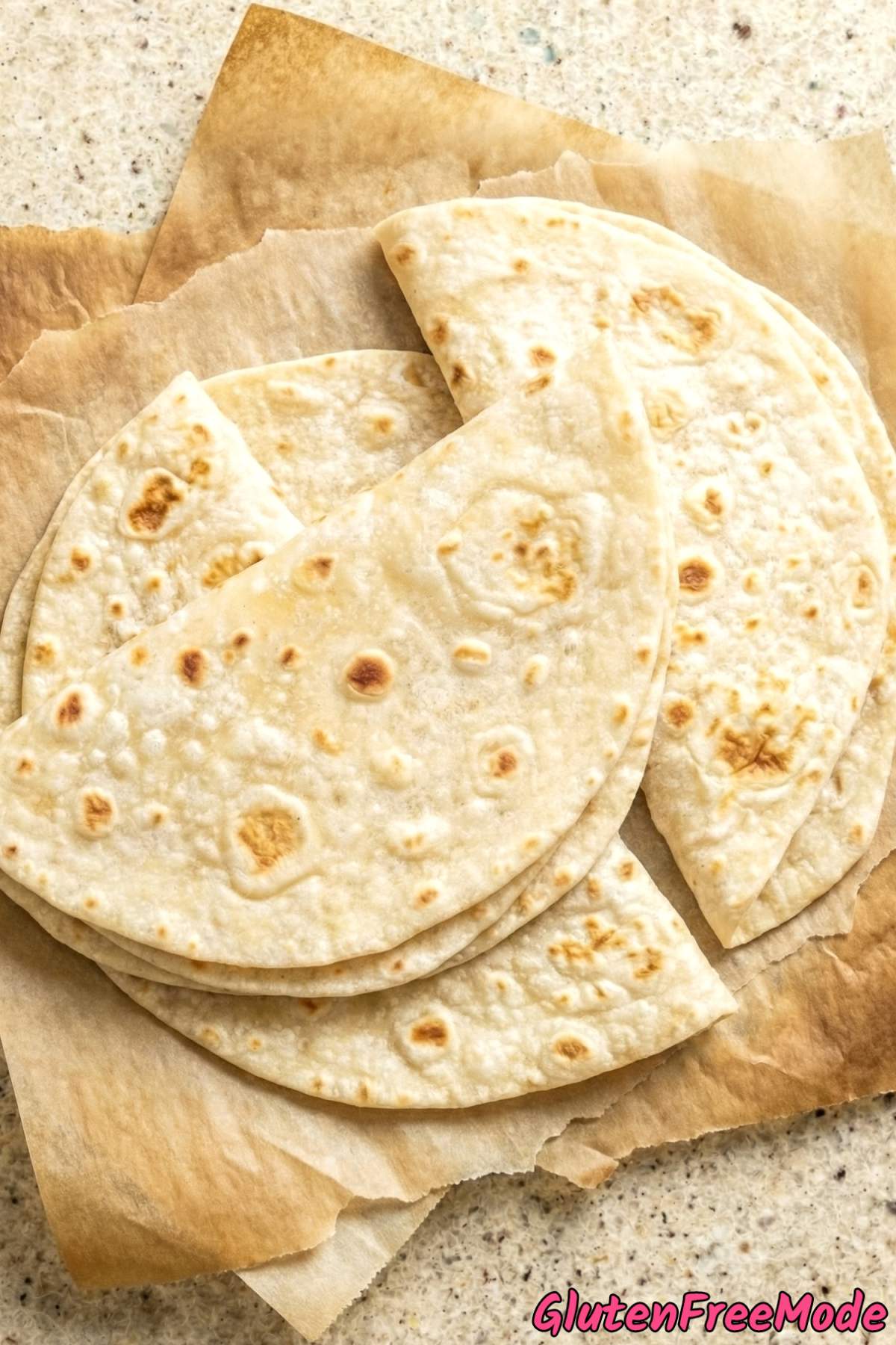 Wholesome gluten free flour-style tortillas