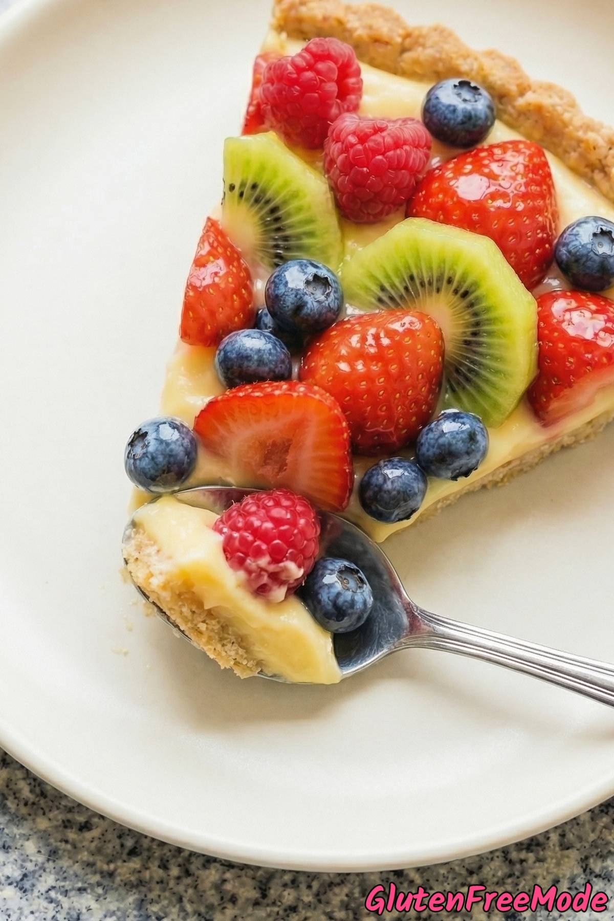 Stunning gluten free fresh fruit tart