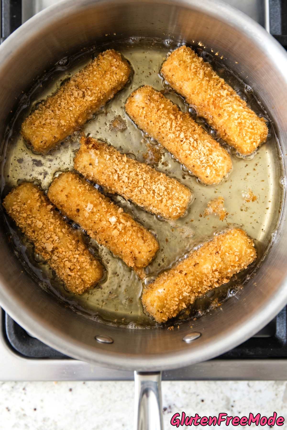 Gluten Free Fried Mozzarella Sticks Step 5