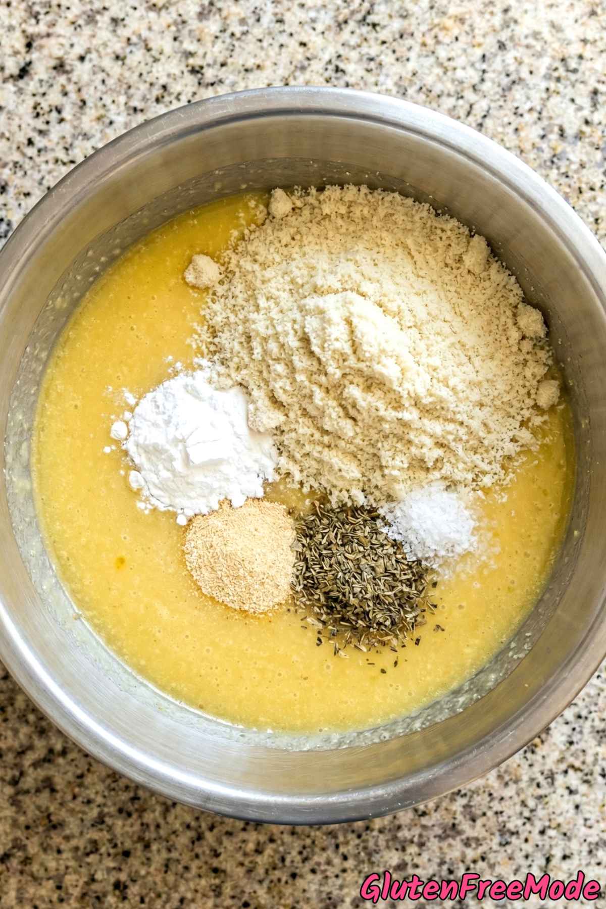 Gluten Free Garlic Herb Loaf Step 3