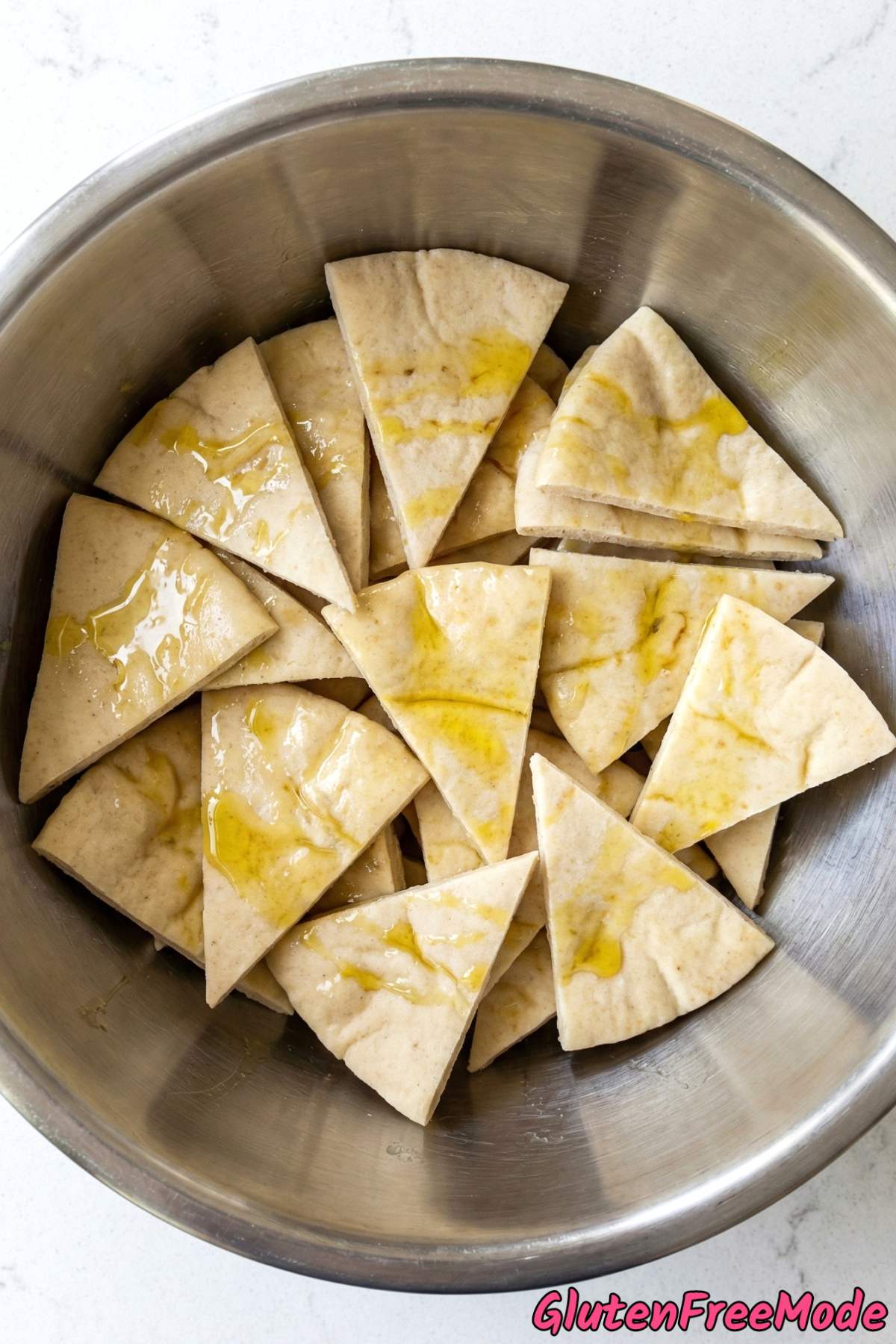 Gluten Free Garlic Parmesan Pita Chips Step 3