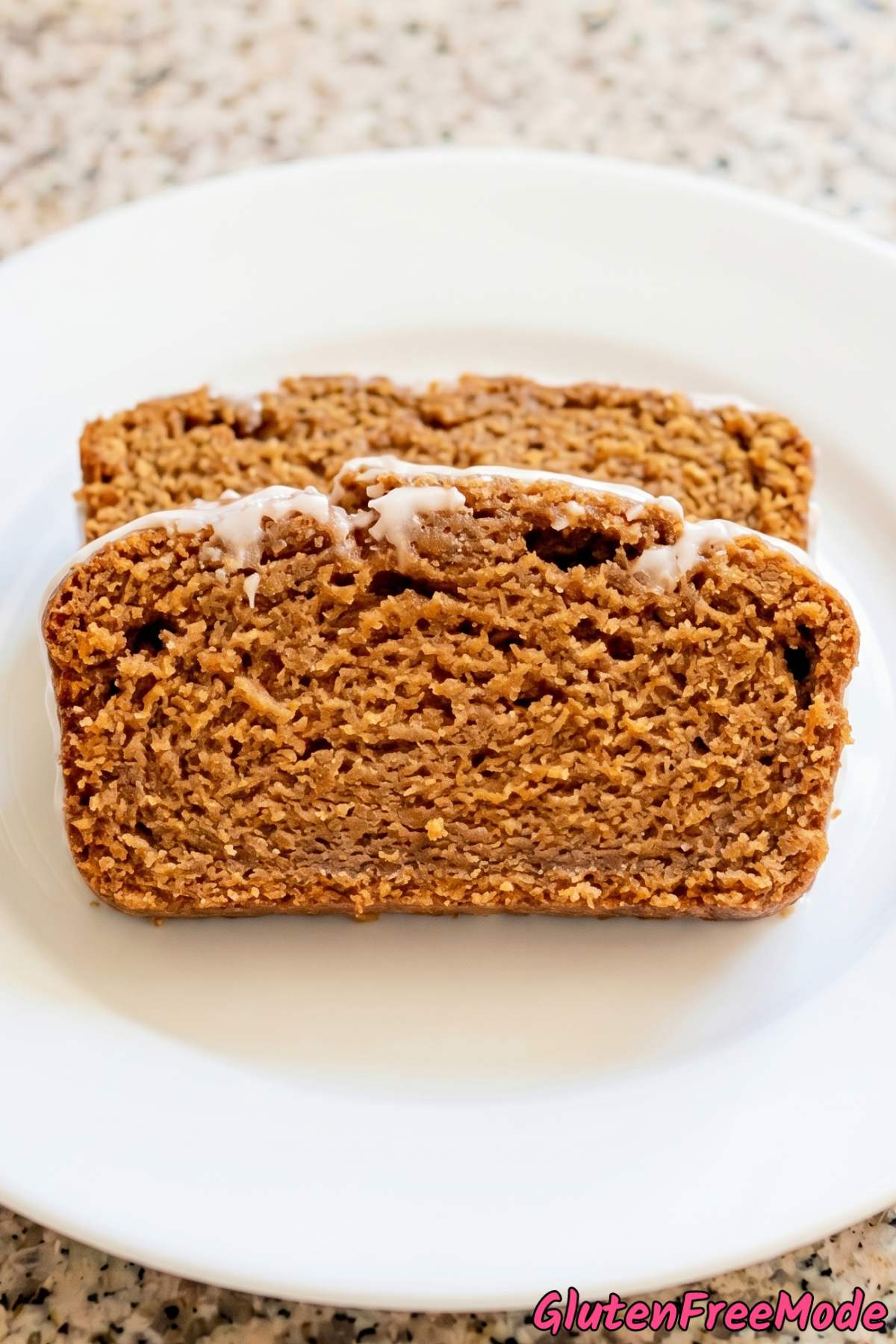 Soft gluten free gingerbread cookie bread