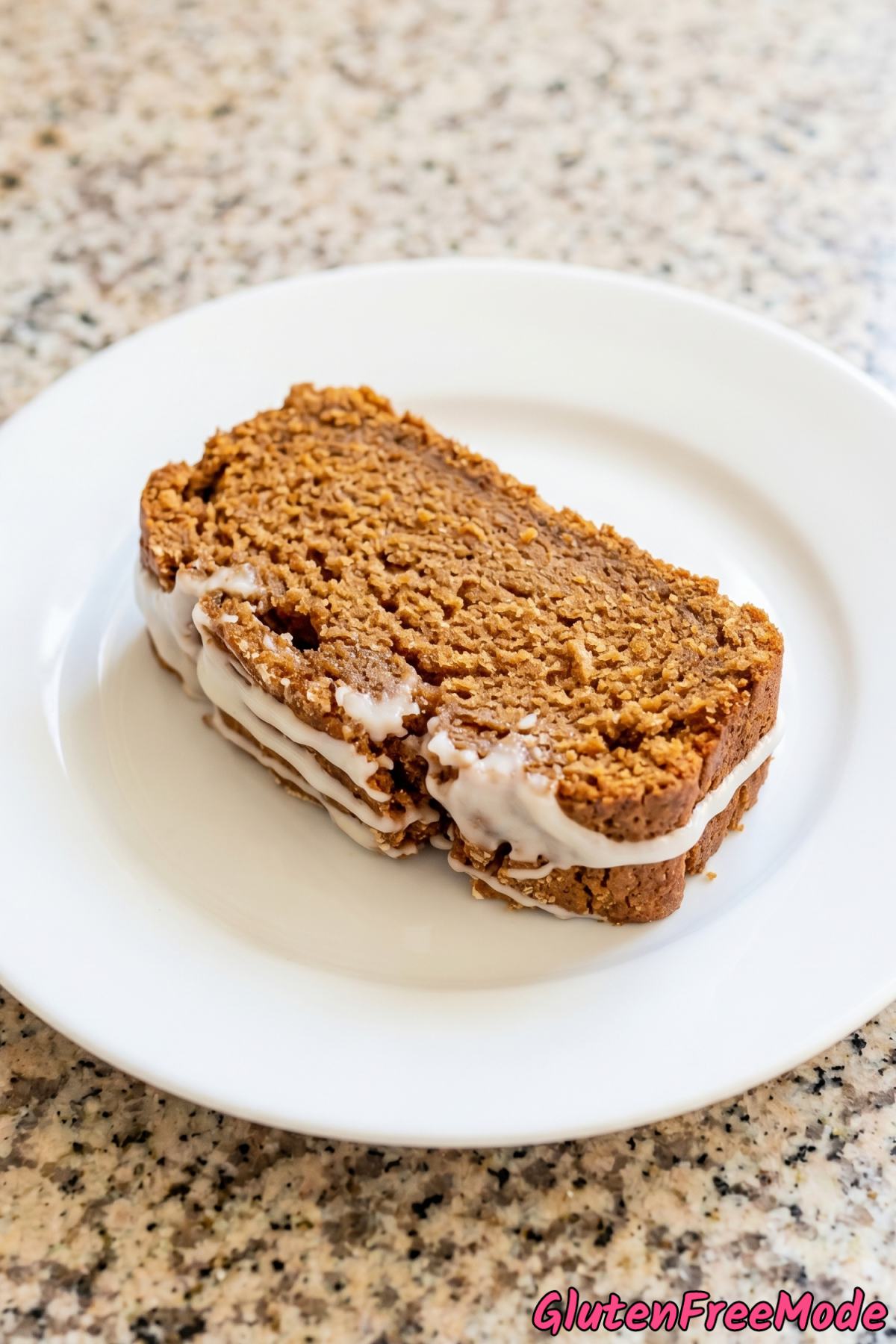Tender gluten free gingerbread cookie bread