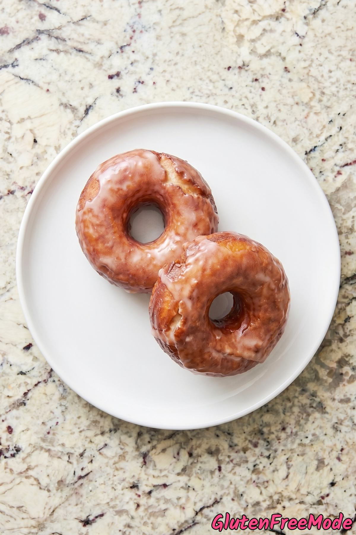 Easy gluten free glazed donuts with shine