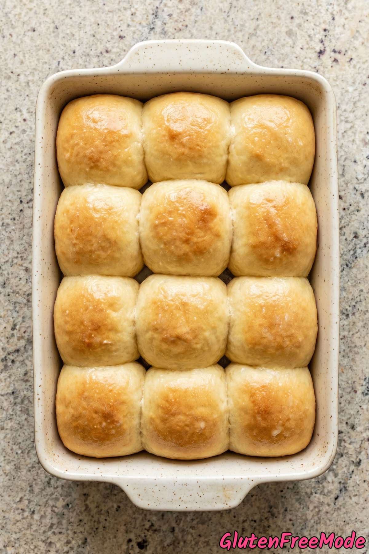Fluffy gluten free Hawaiian sweet rolls