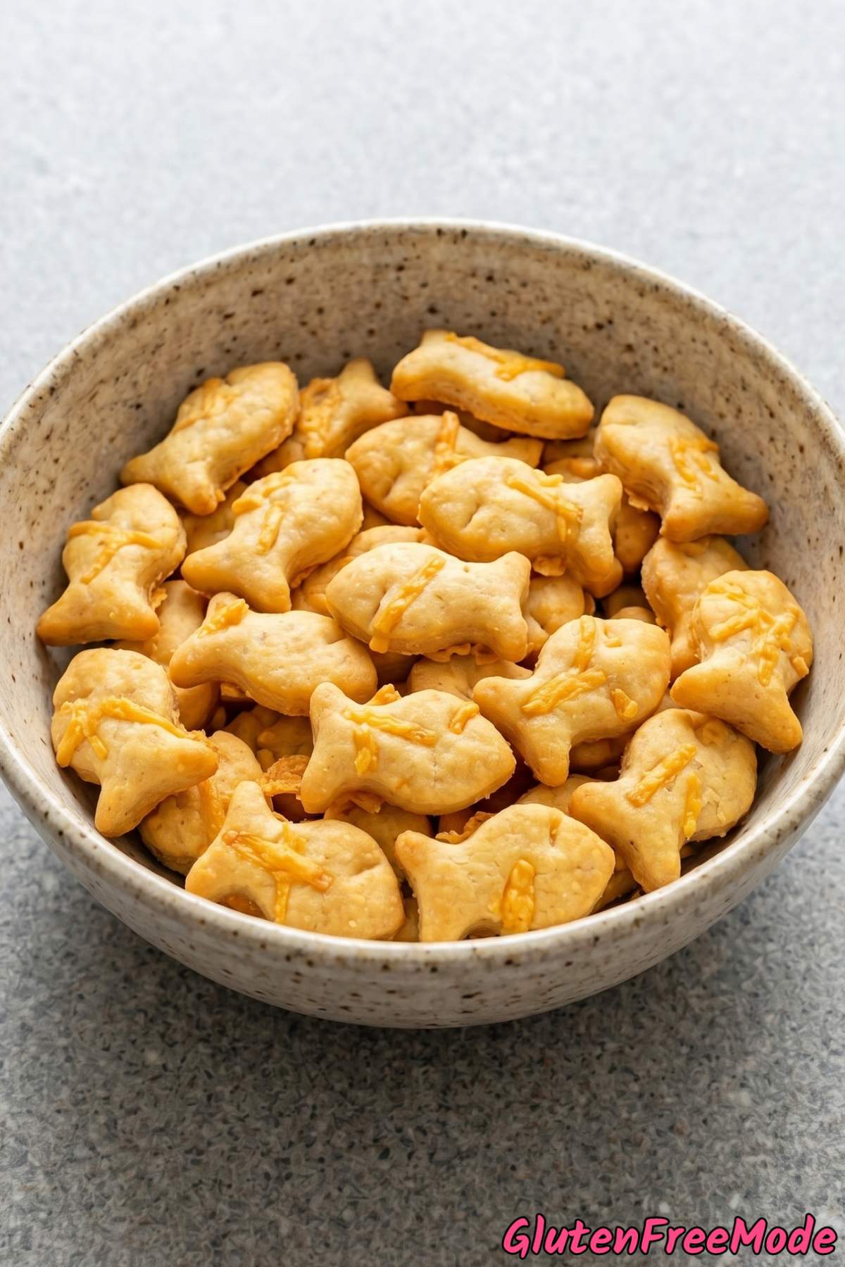 Easy gluten free homemade goldfish crackers