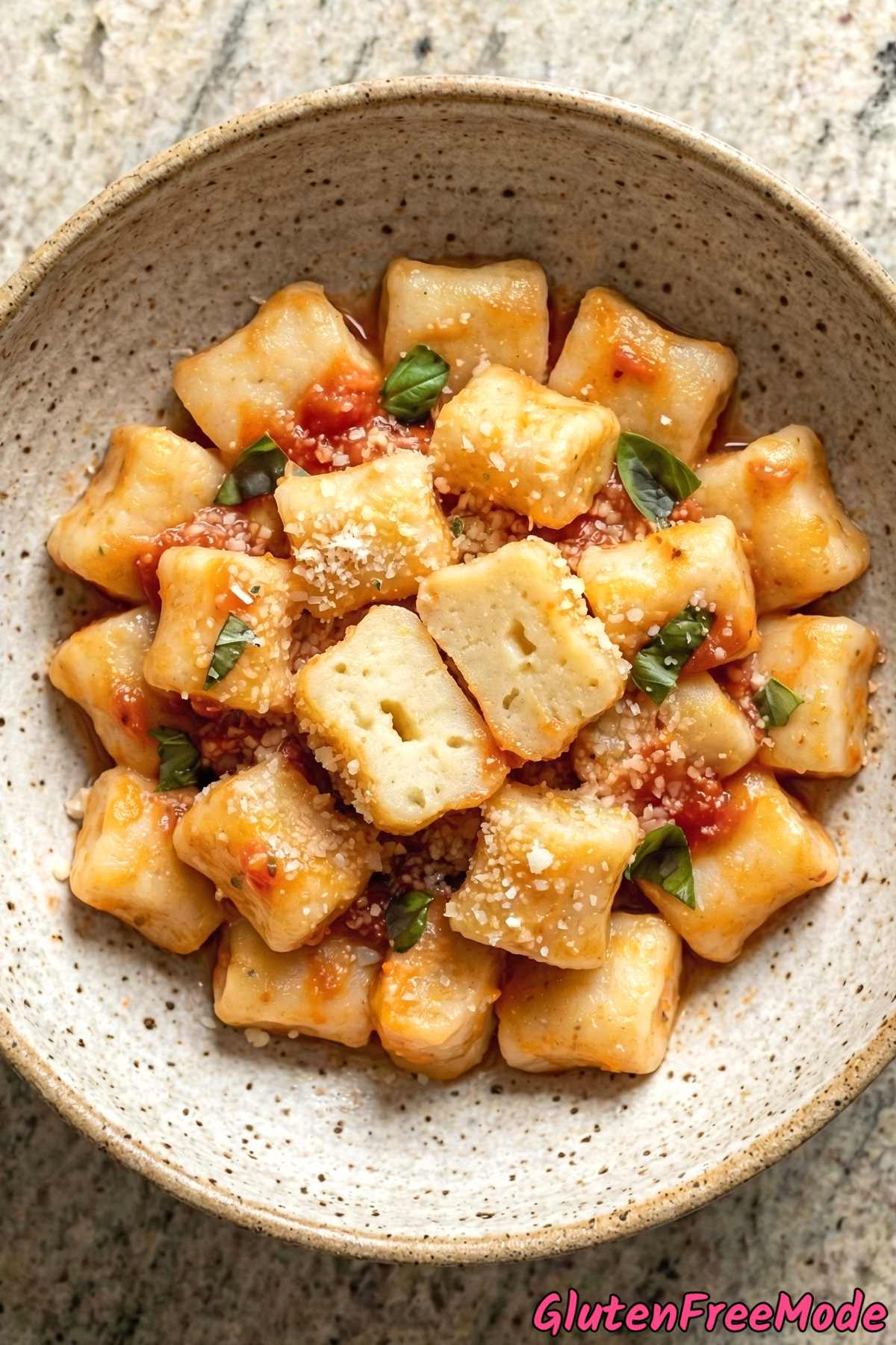 Hearty gluten free homemade potato gnocchi