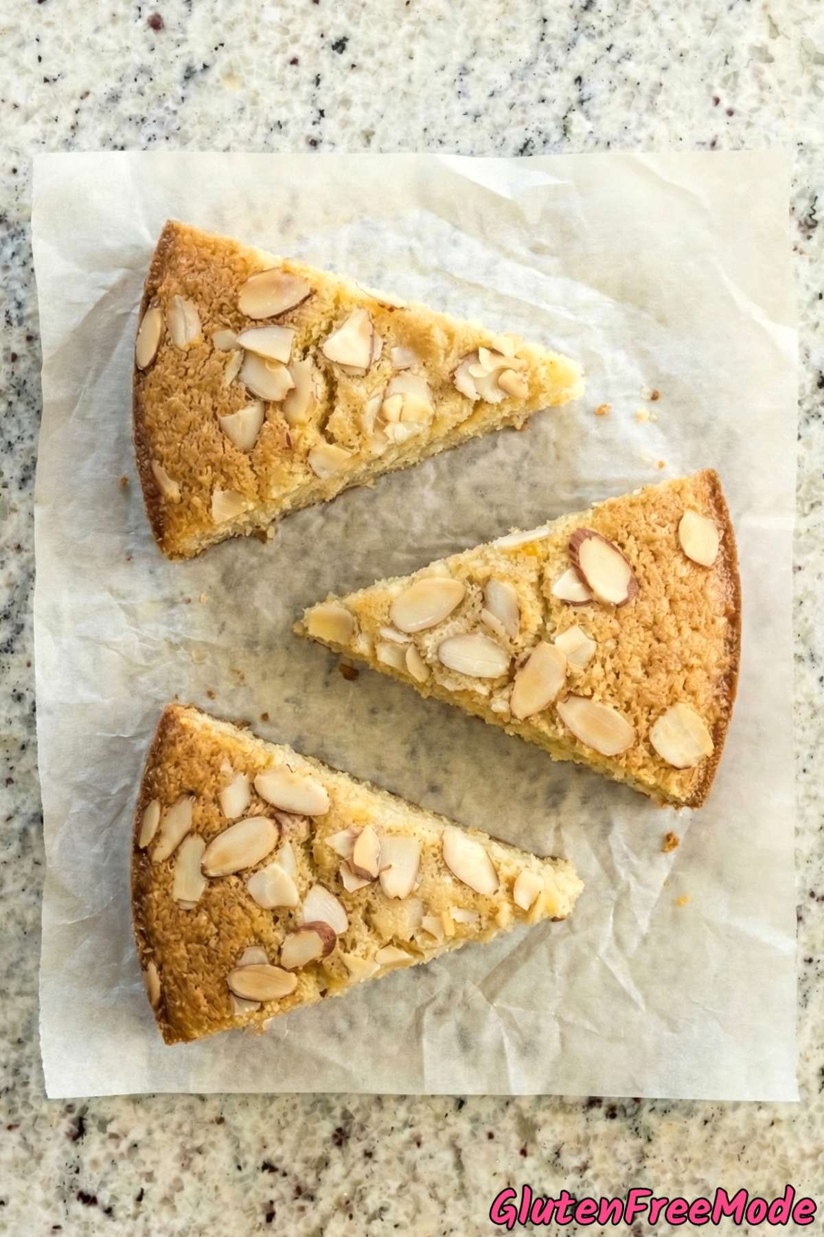 Light and fluffy honey almond cake GF