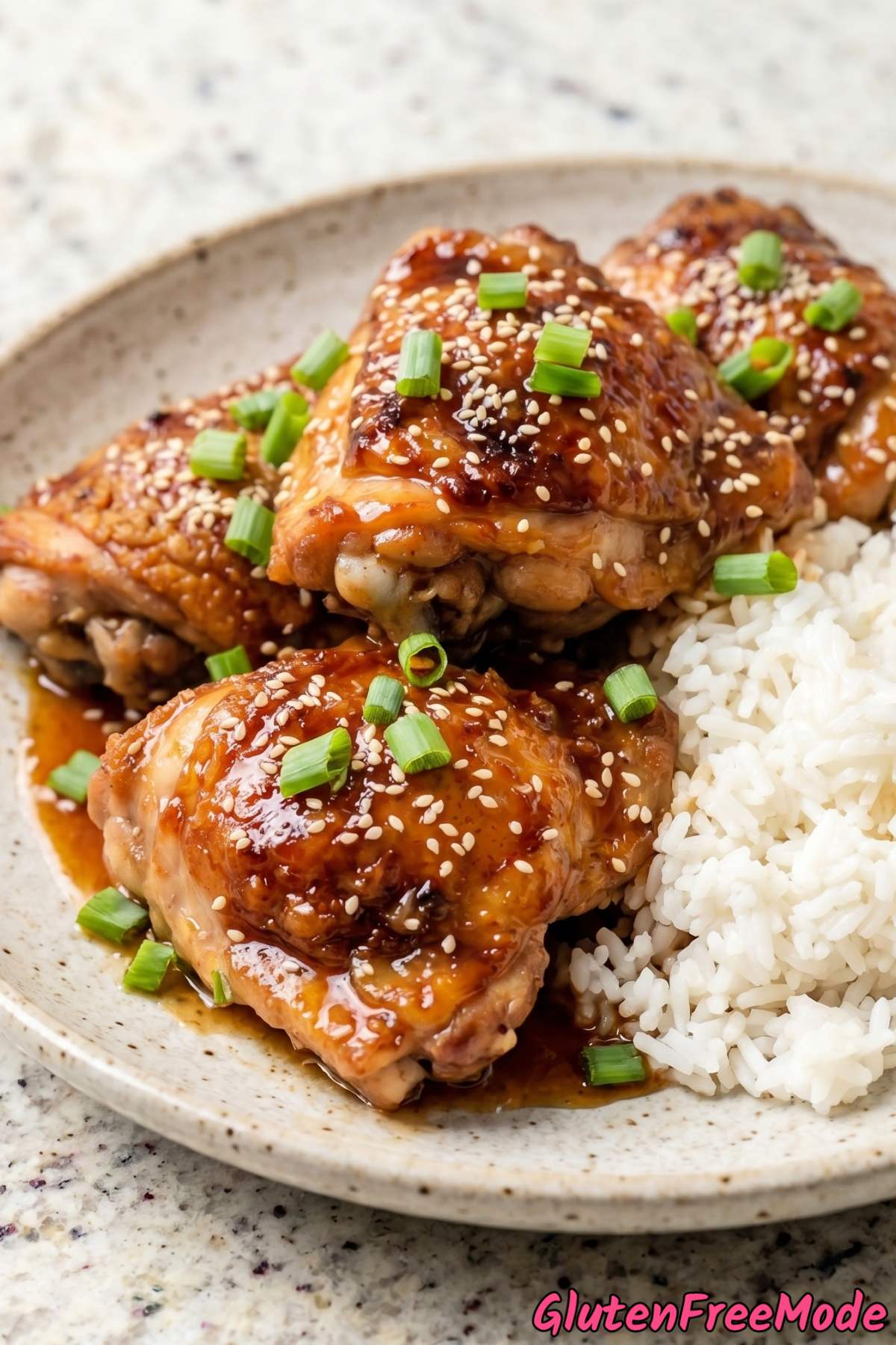 Flavorful gluten free honey garlic chicken
