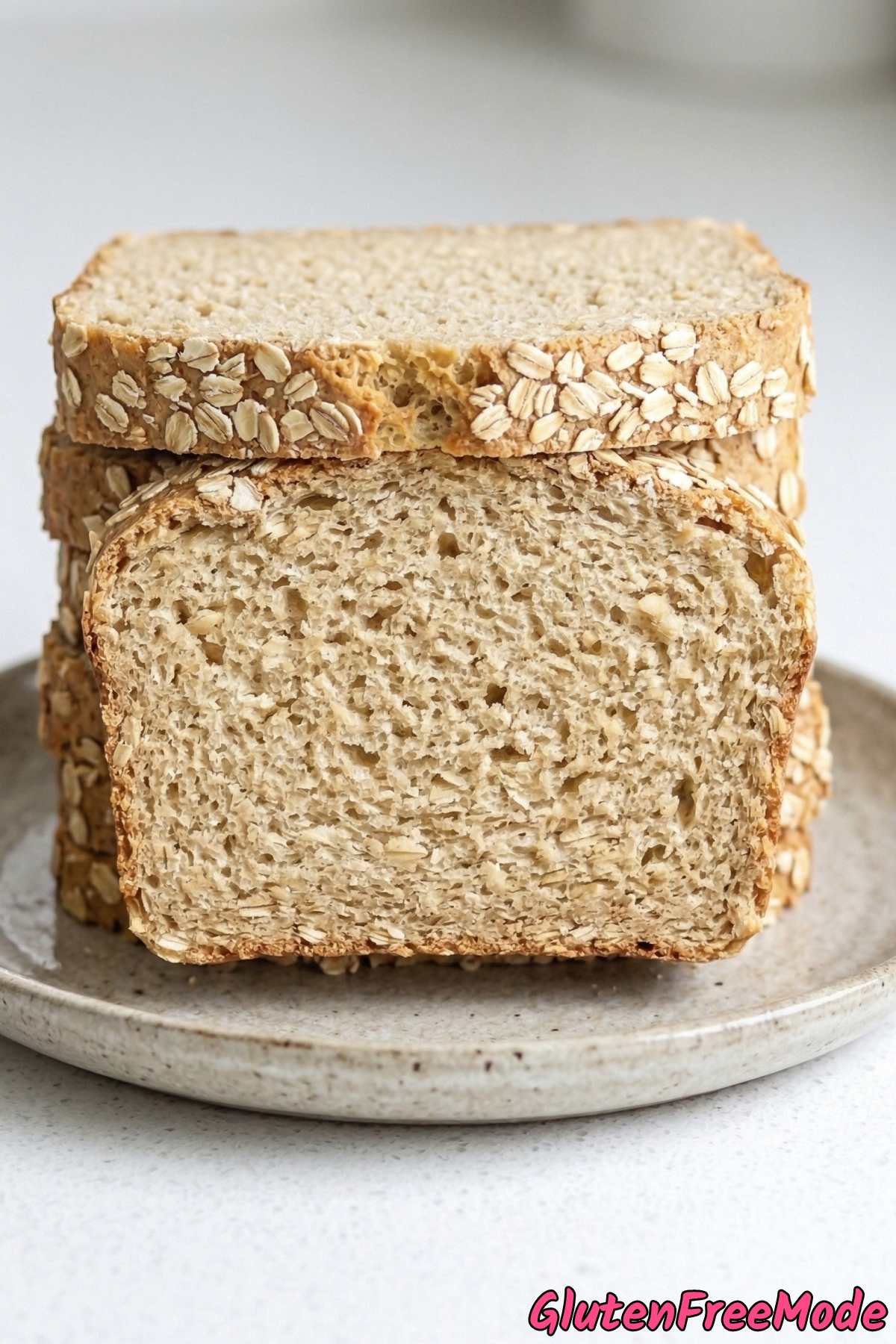 Golden gluten free honey oat sandwich bread
