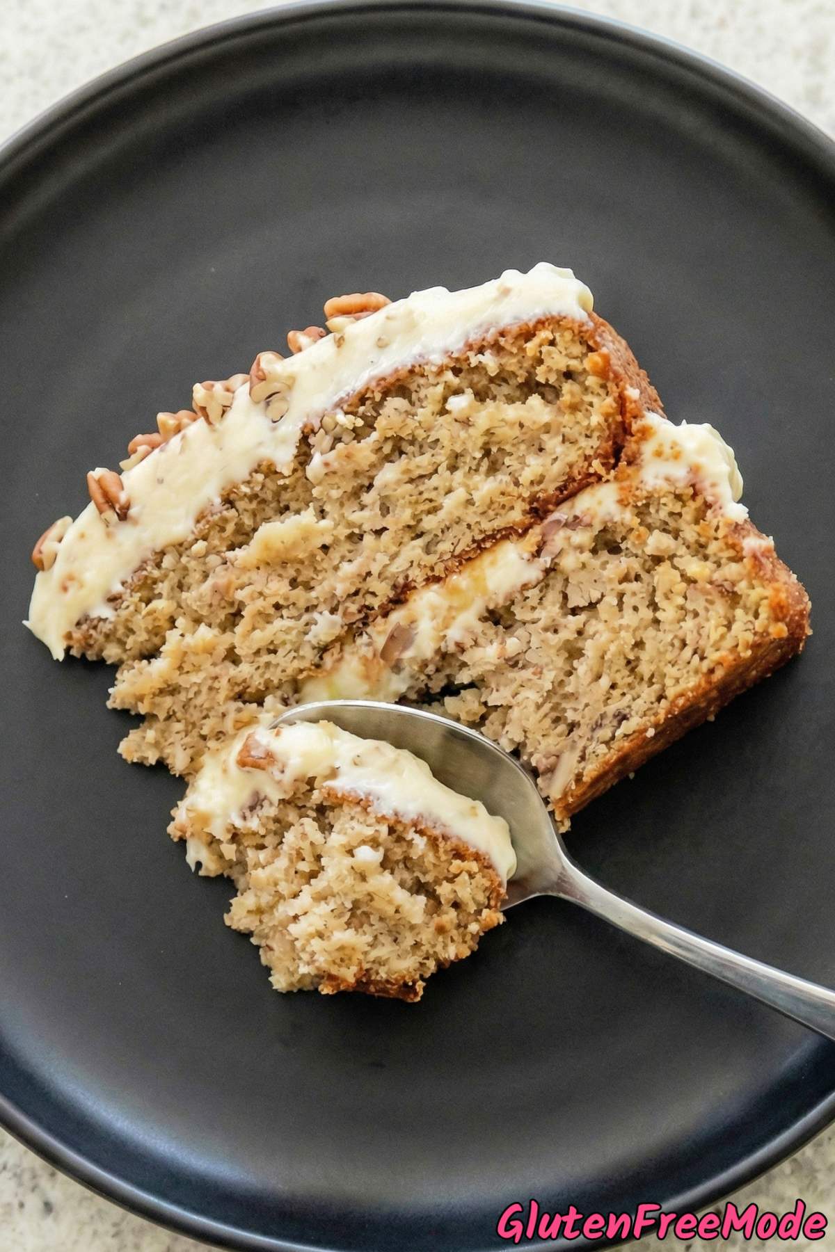 Frosted gluten free hummingbird cake