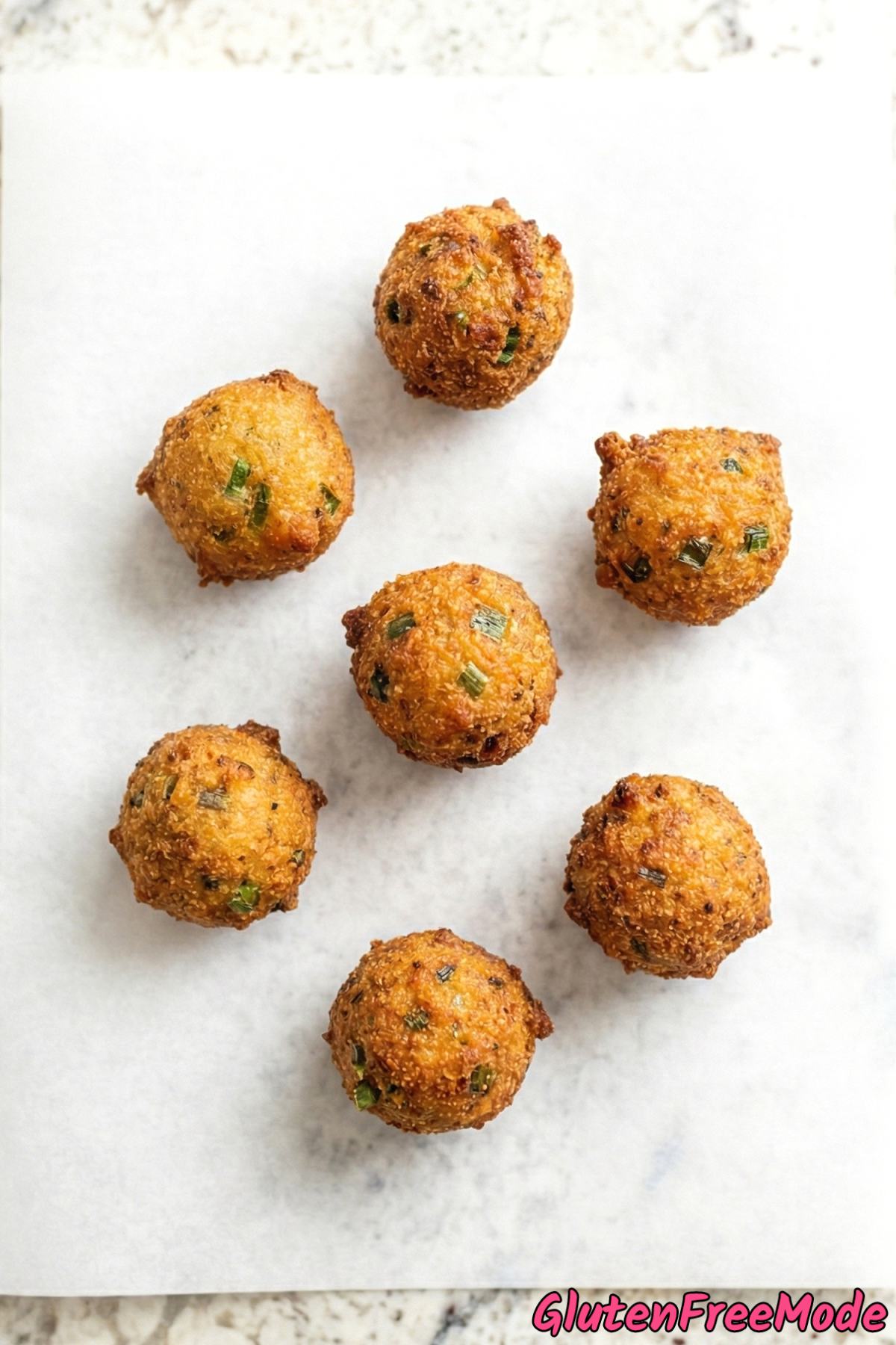 Irresistible golden gluten free hush puppies
