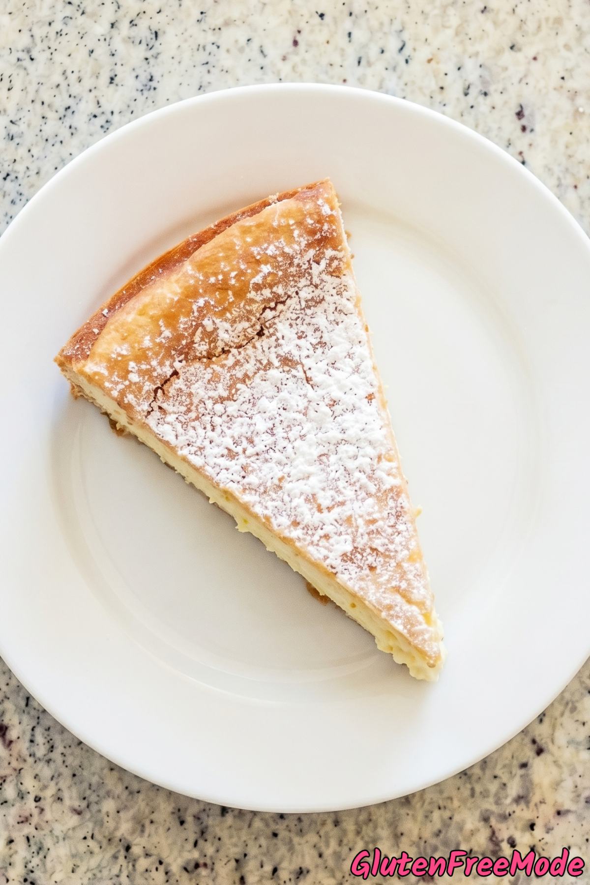 Wholesome gluten free Italian ricotta cake