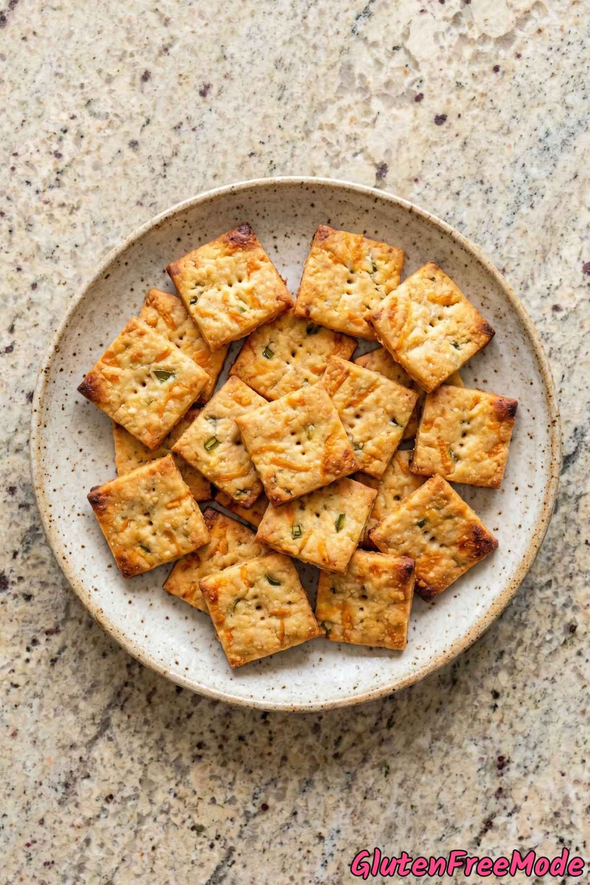 homemade gluten free jalapeño crackers
