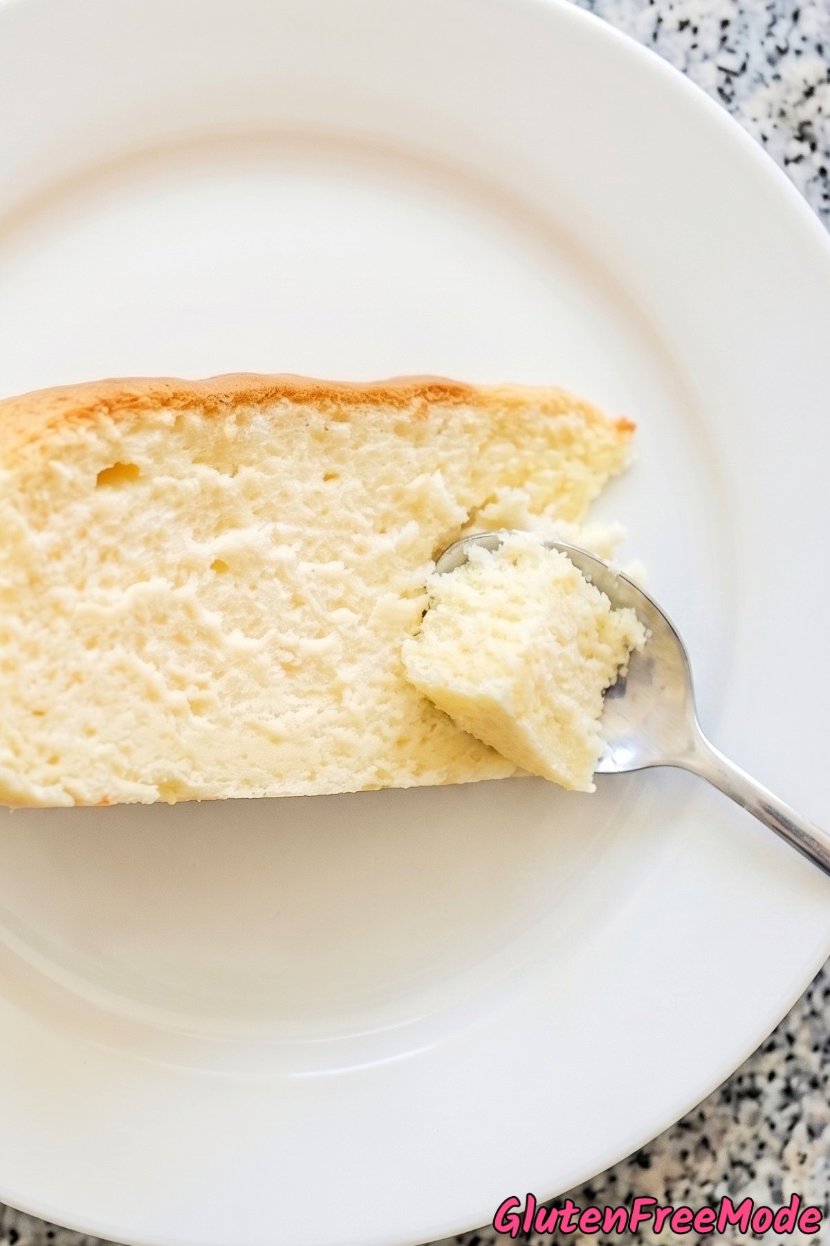 Silky gluten free Japanese cotton cheesecake