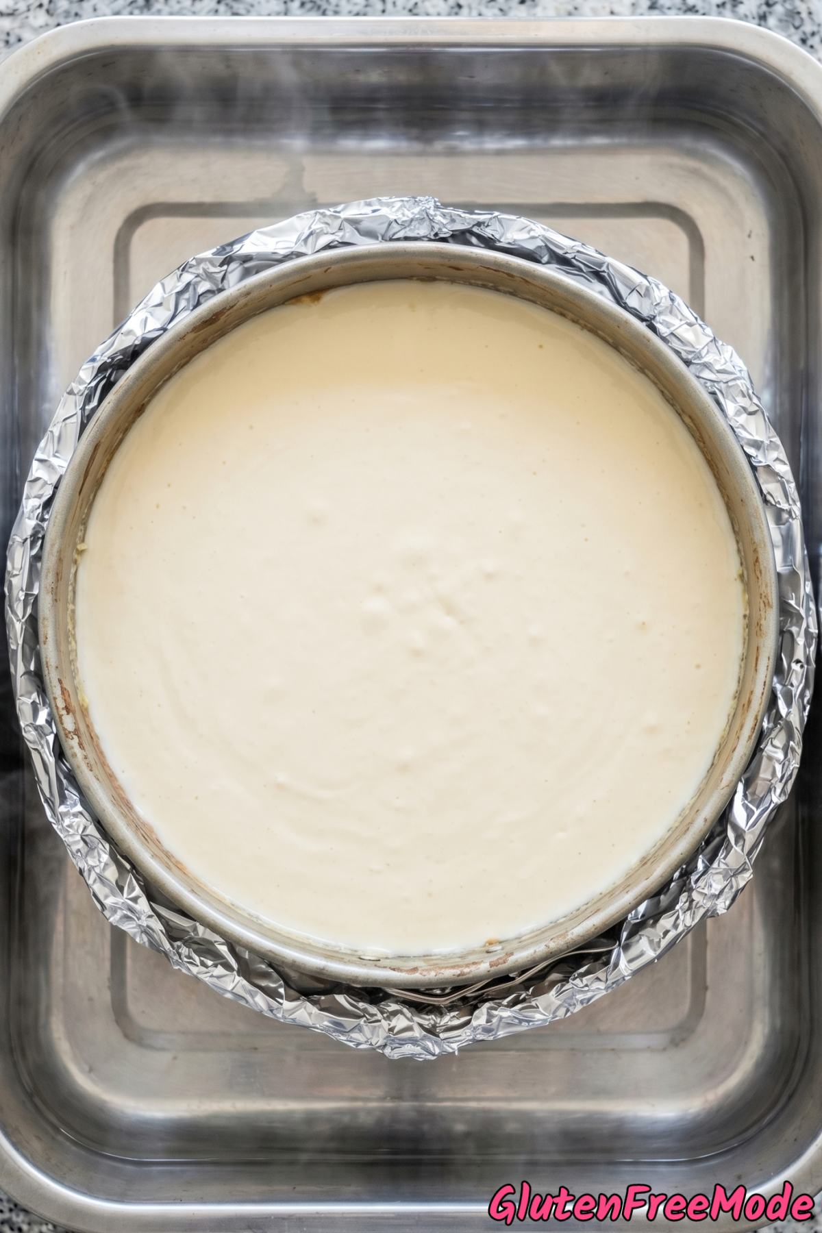 Gluten Free Japanese Cotton Cheesecake Step 6