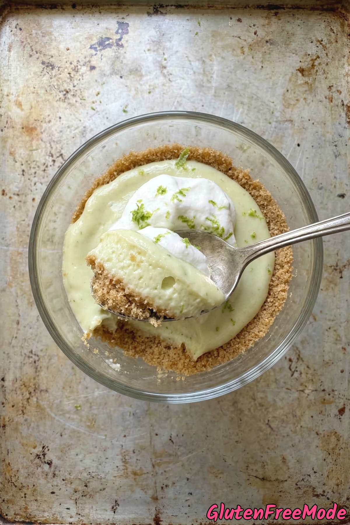Refreshing gluten free key lime pie cups