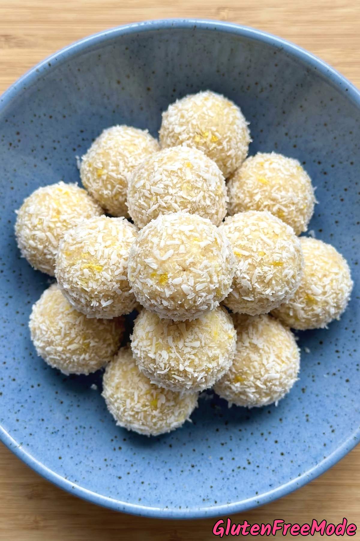 Zesty lemon coconut bliss balls gluten free