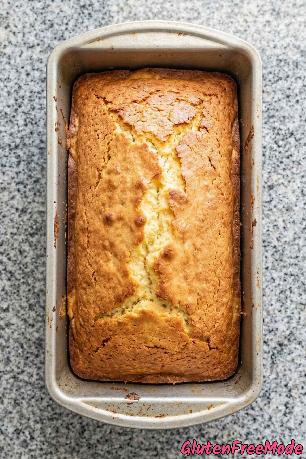 Light gluten free lemon cream cheese pound cake