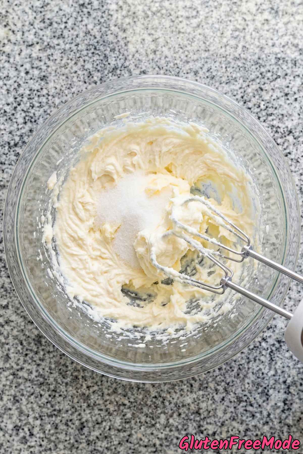 Gluten Free Lemon & Cream Cheese Pound Cake Step 2