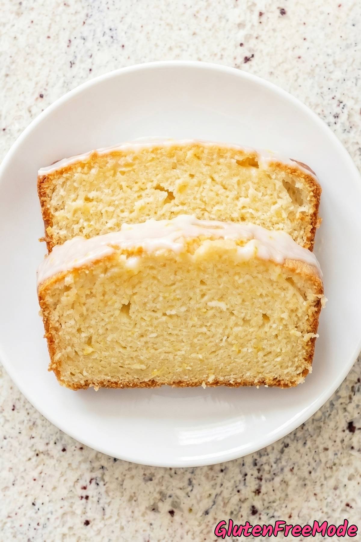 Light gluten free lemon sugar cookie bread
