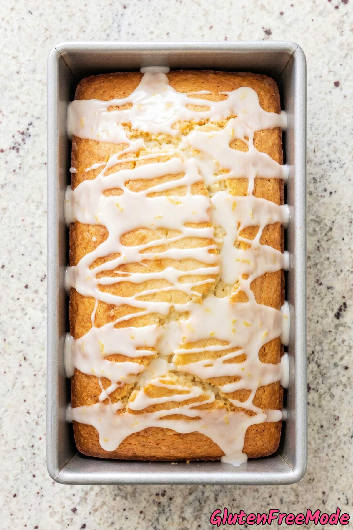 Soft gluten free lemon sugar cookie bread