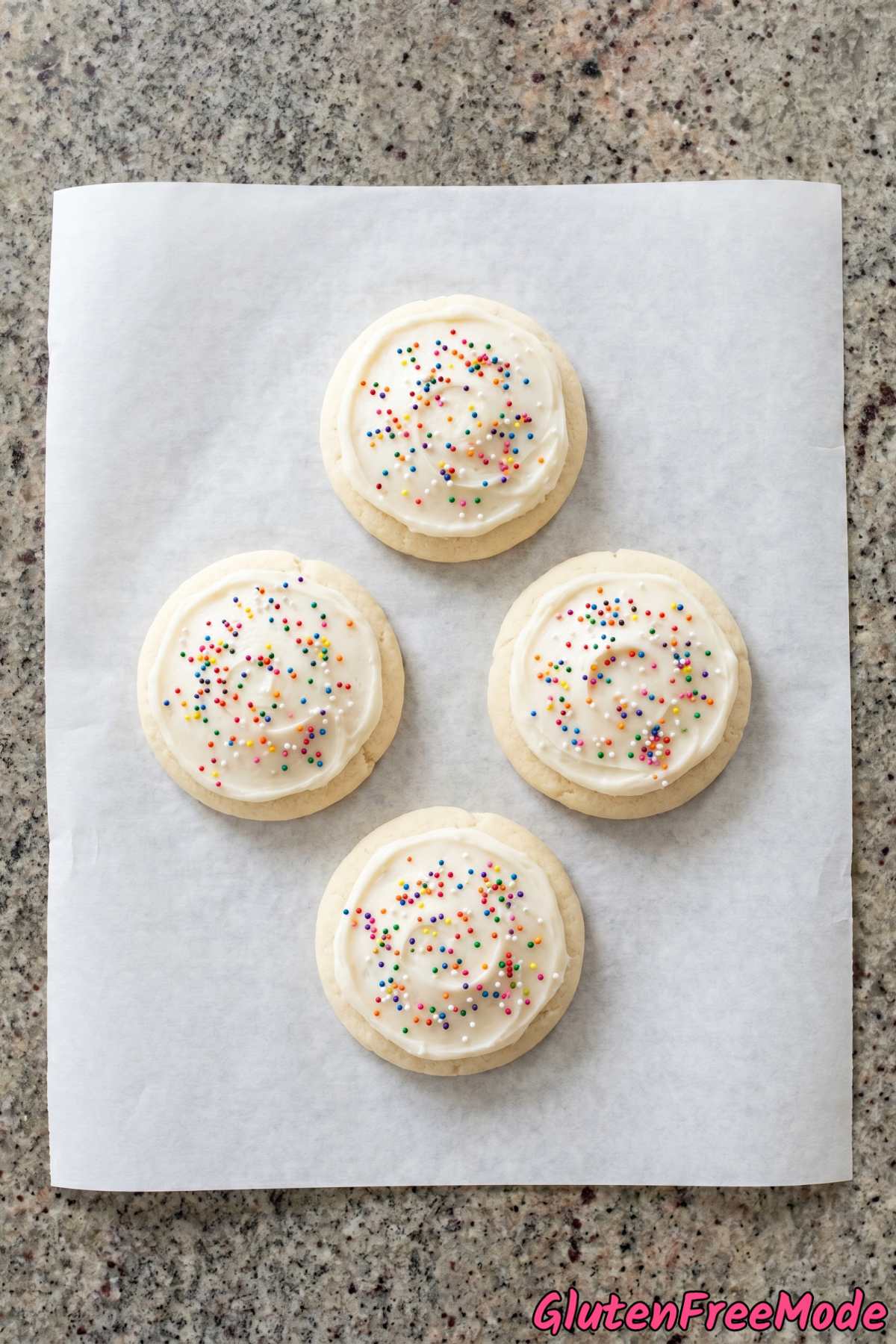 Colorful gluten free lofthouse sugar cookies