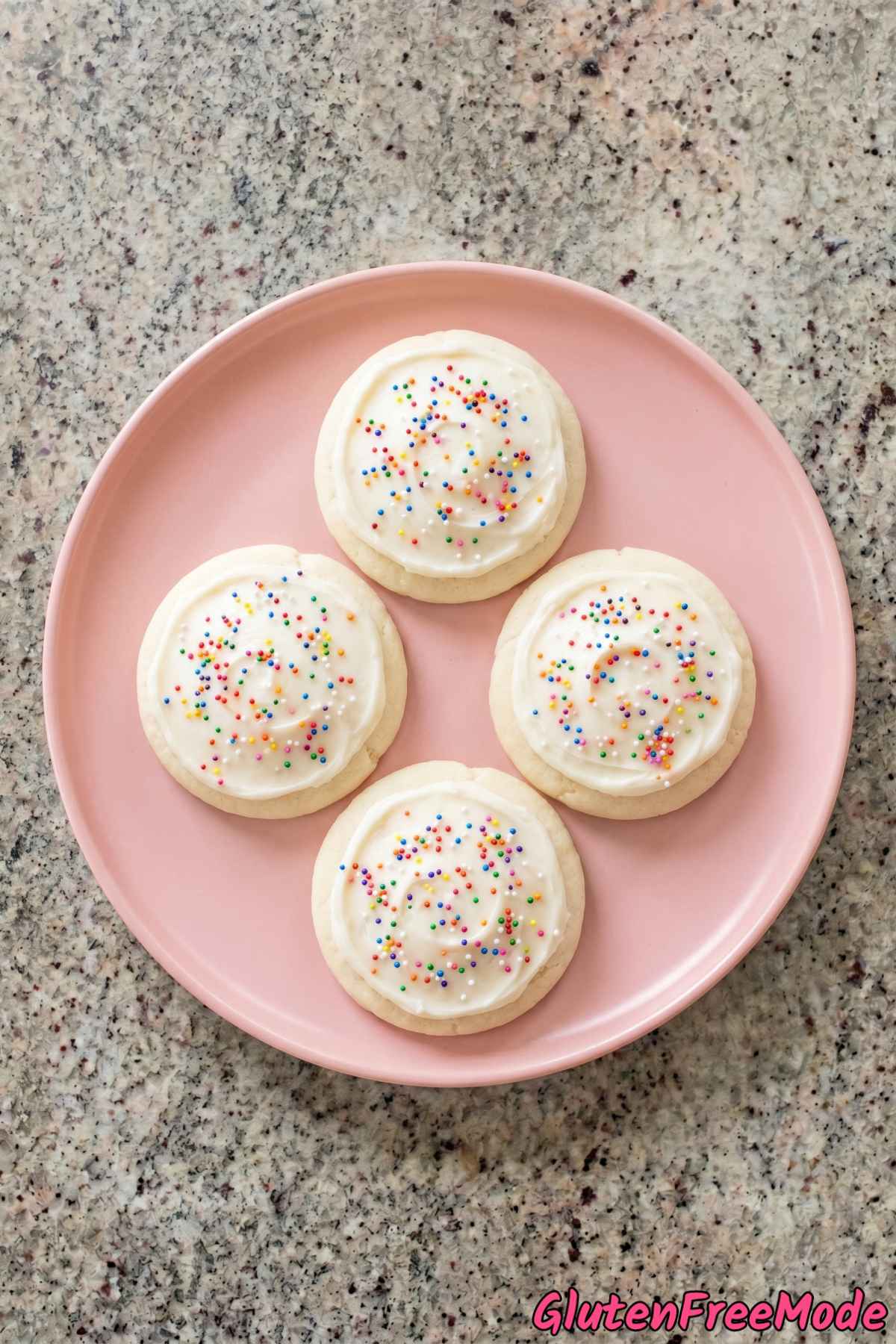 Homemade gluten free lofthouse frosted cookies