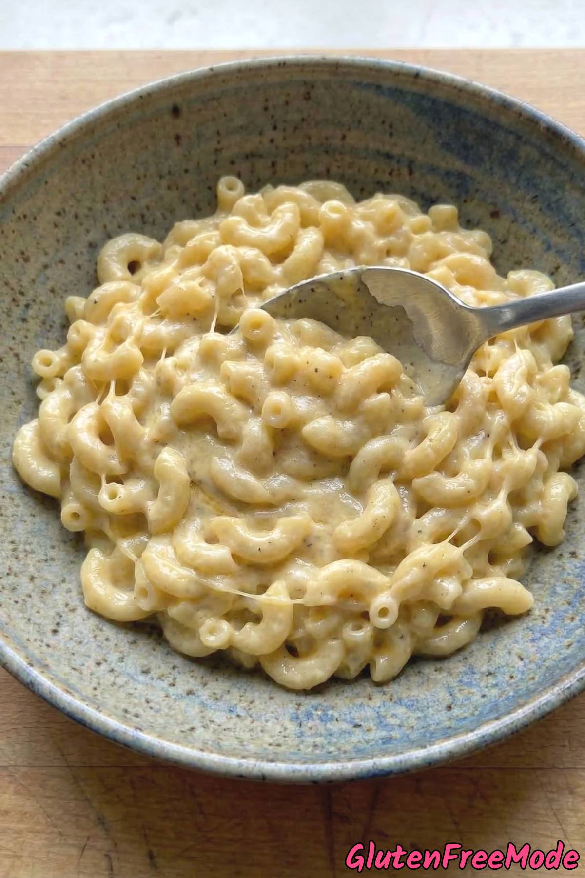 Savory homemade gluten free mac & cheese