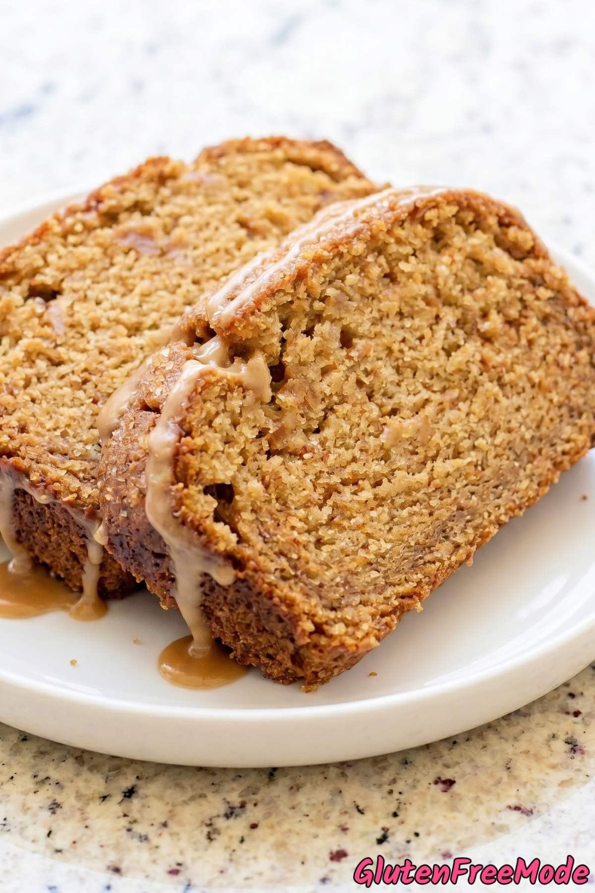 Golden maple glazed brown sugar cookie bread
