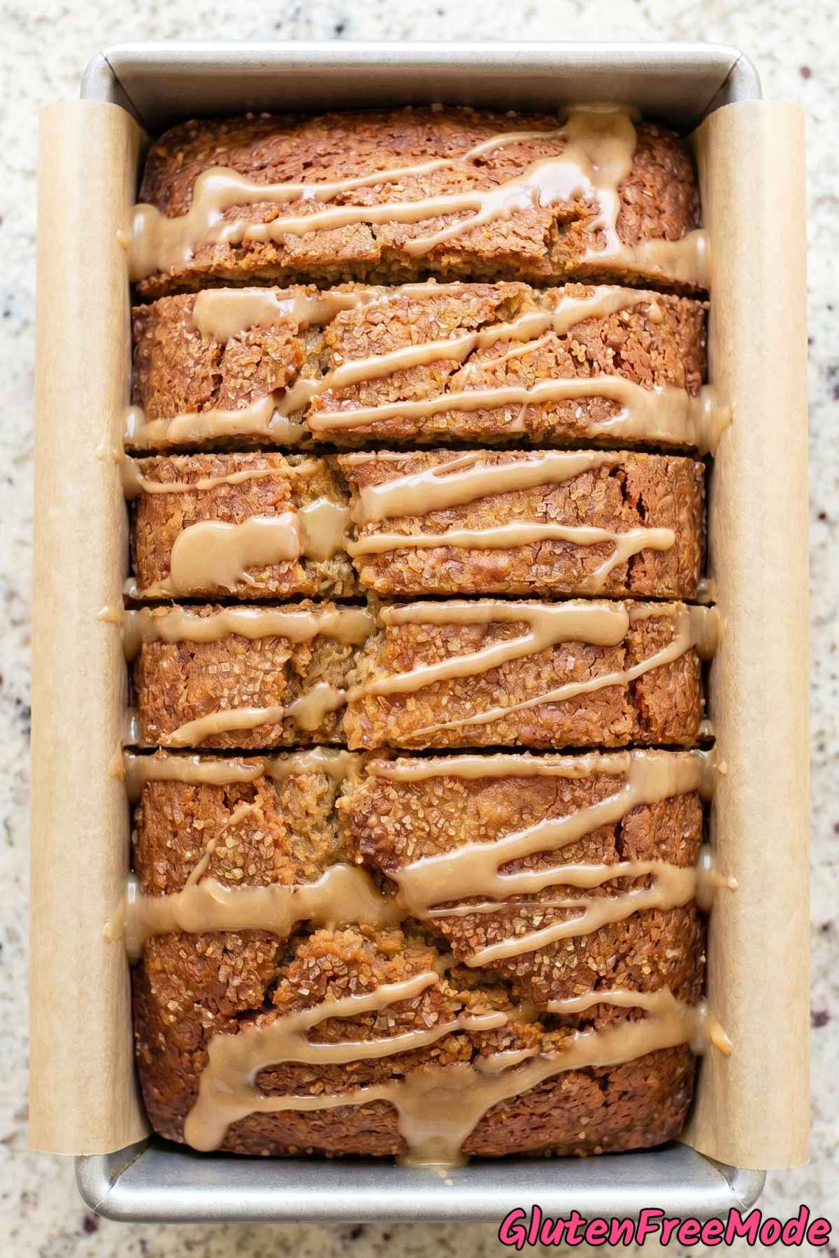 Comforting maple glazed cookie bread sliced