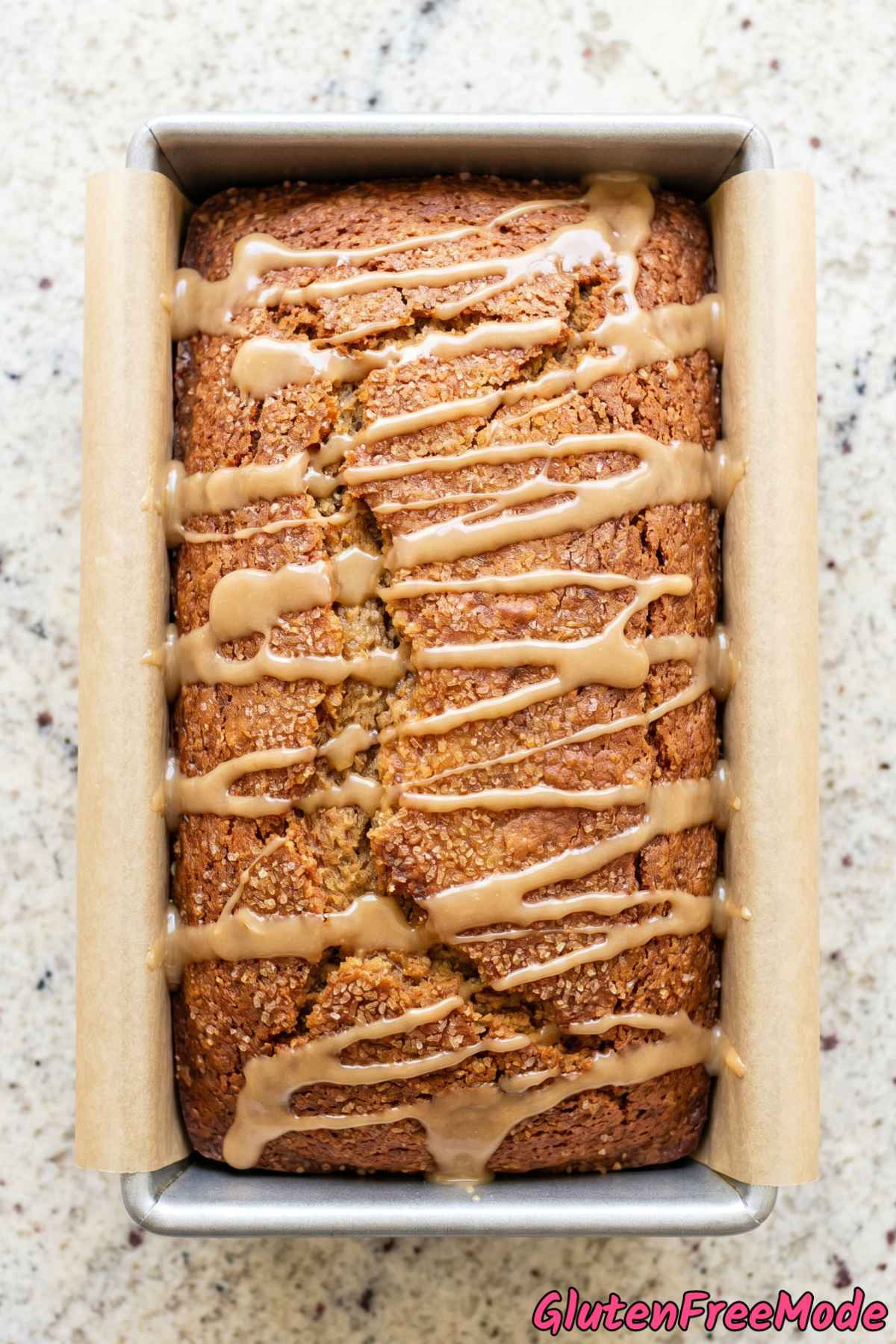 Irresistible gluten free maple cookie bread