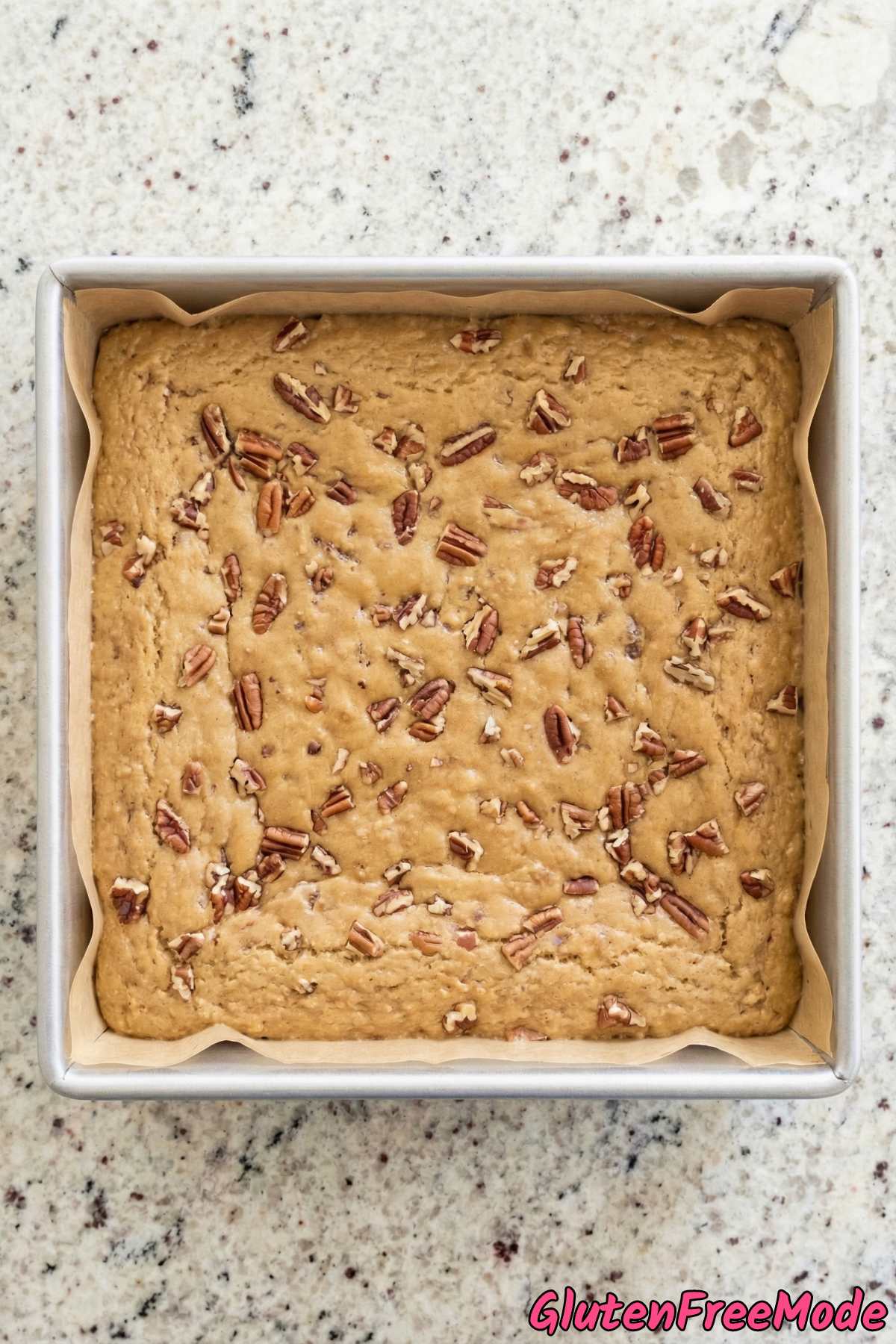 Gluten Free Maple Pecan Blondies Step 6