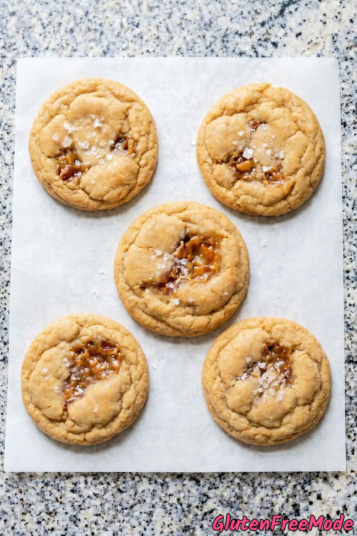Buttery maple pecan praline stuffed cookies
