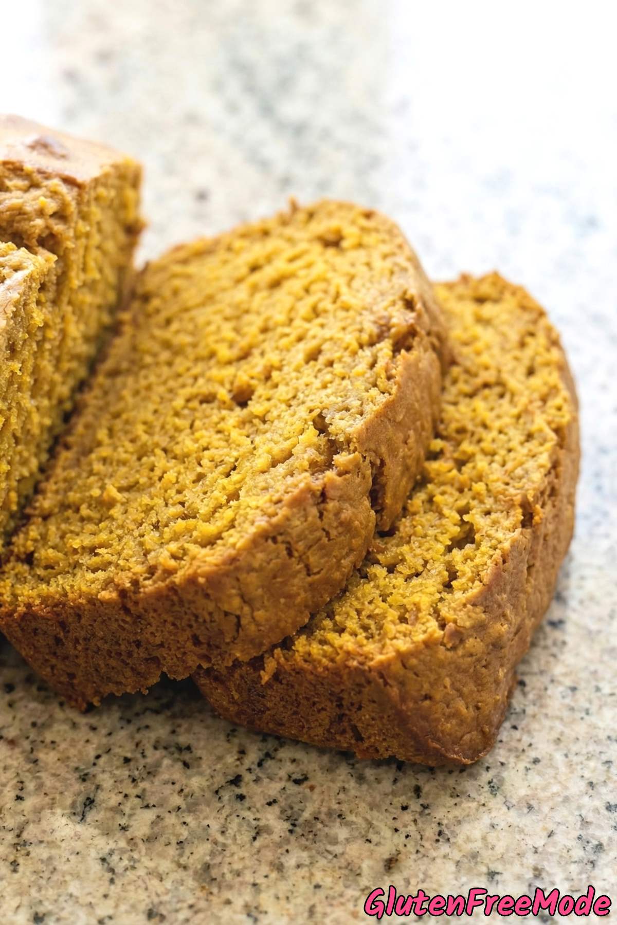 Rustic gluten free maple pumpkin bread