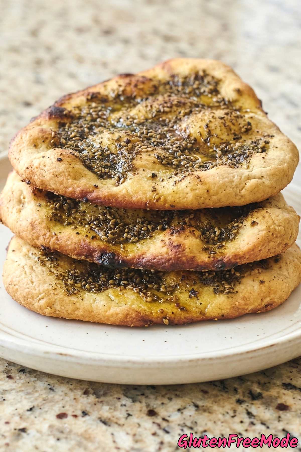 Wholesome gluten free Mediterranean flatbread