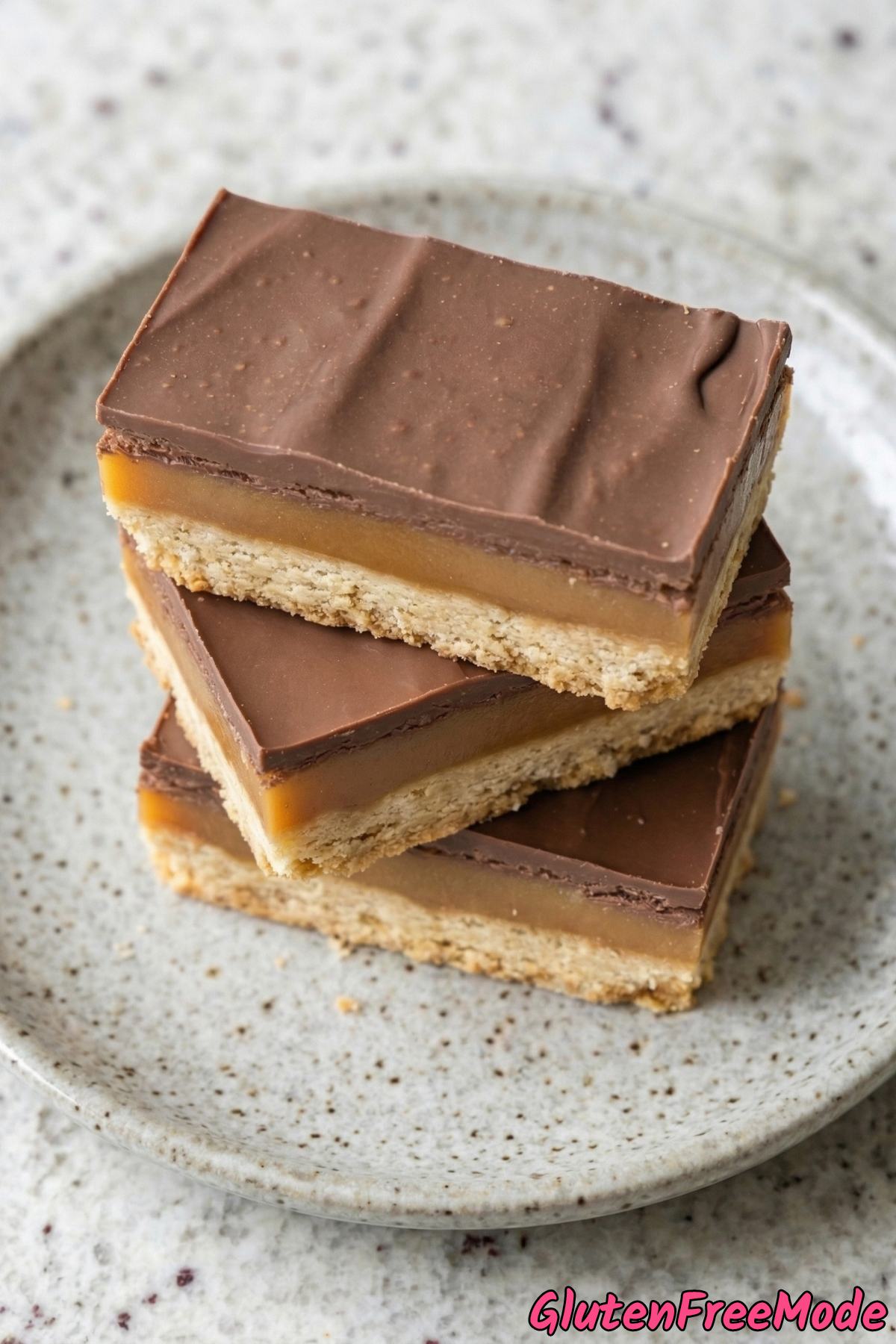 Irresistible gluten free millionaire shortbread