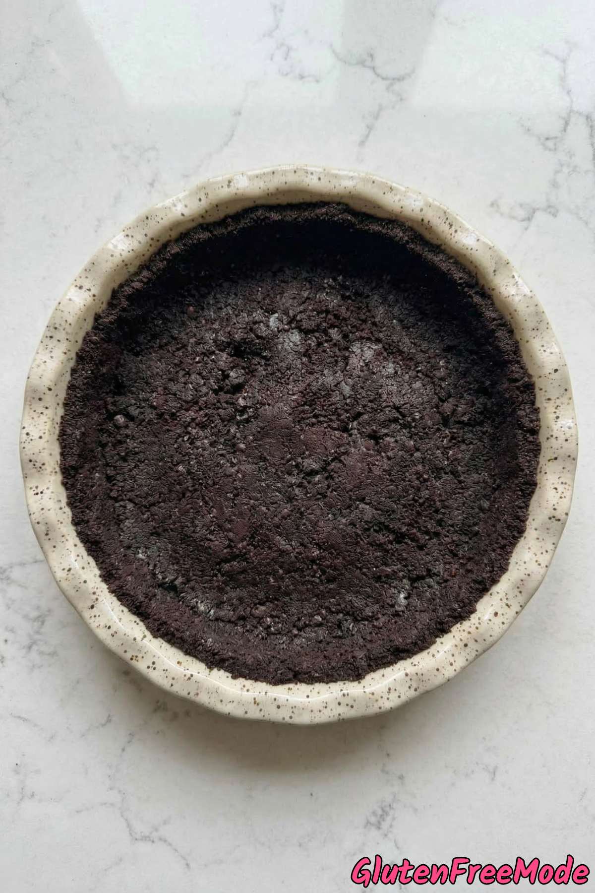 Gluten Free Mint Chocolate Chip Pie Step 1