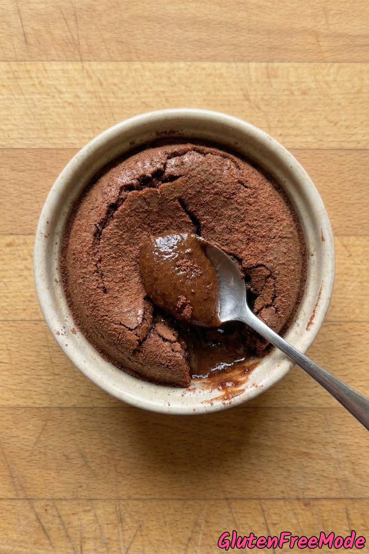 Luscious gluten free molten lava cake