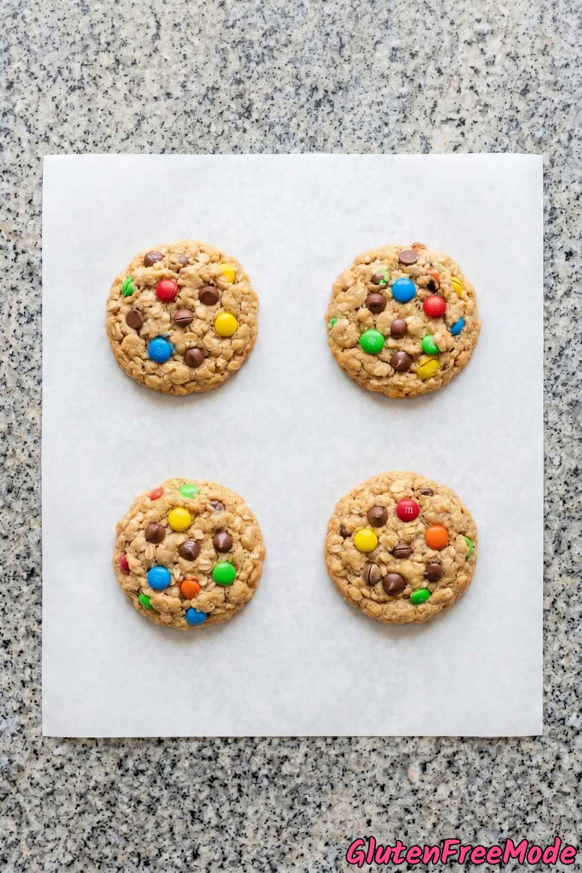 Loaded gluten free monster cookies